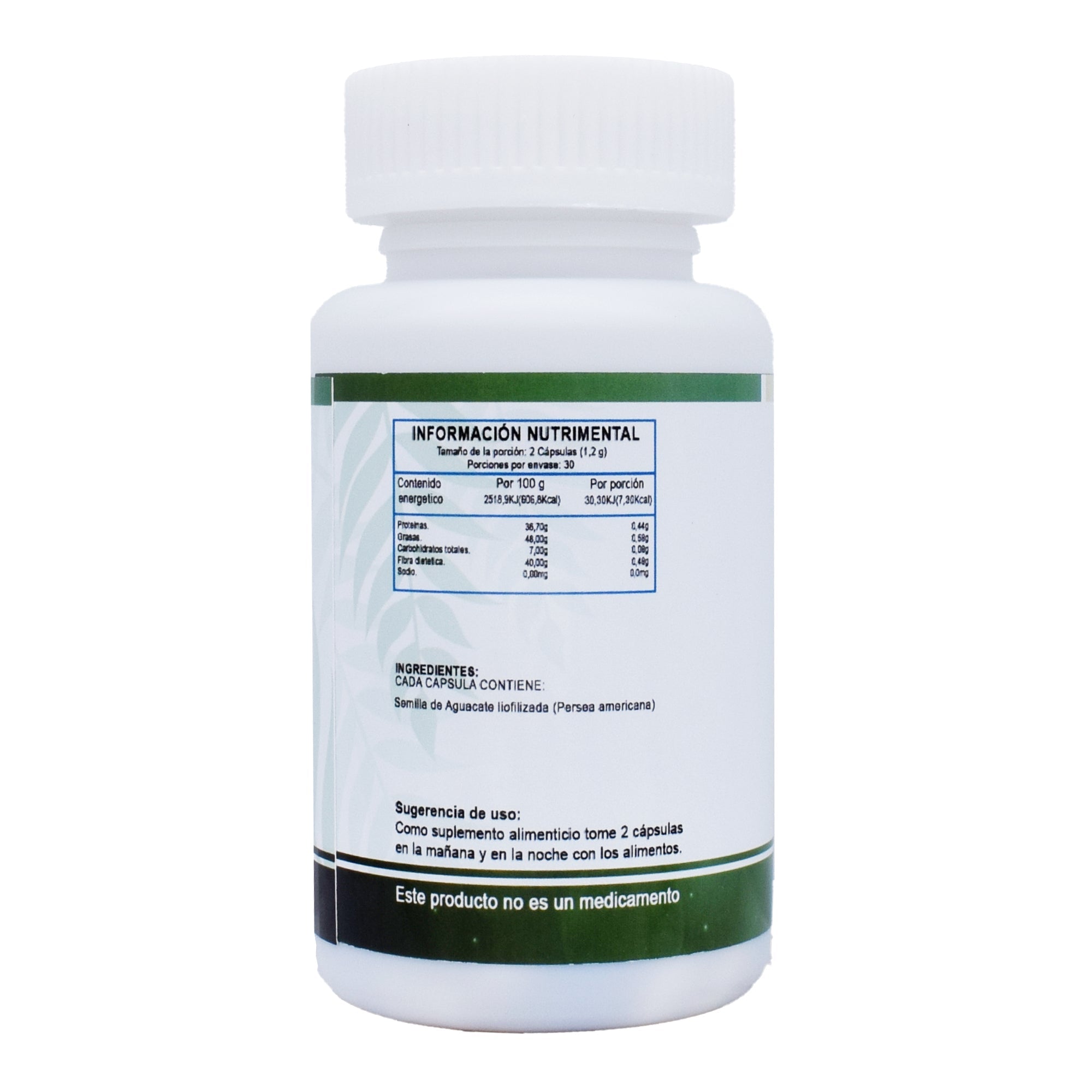 Semilla De Aguacate 60 Cap