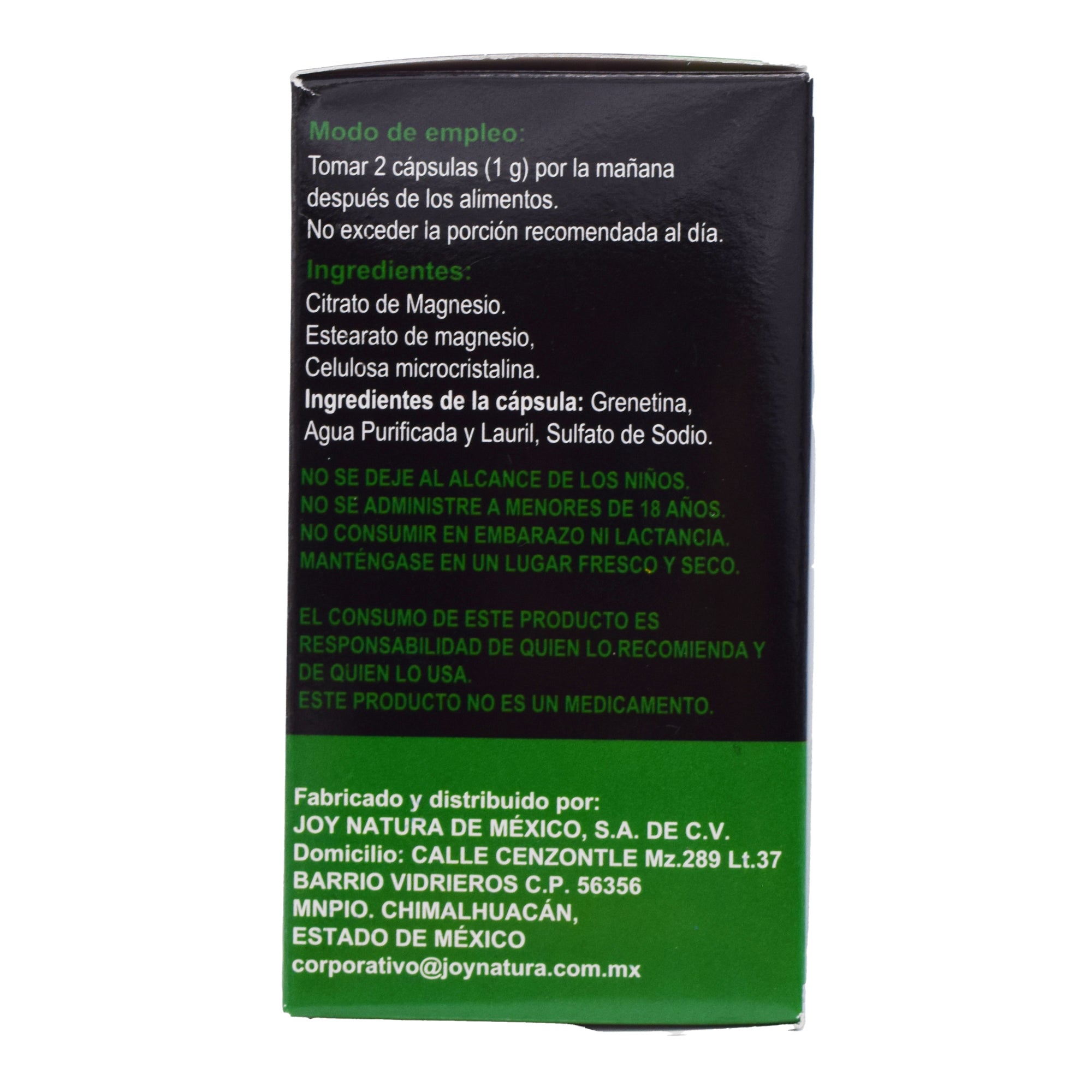 Citrato De Magnesio 60 Cap