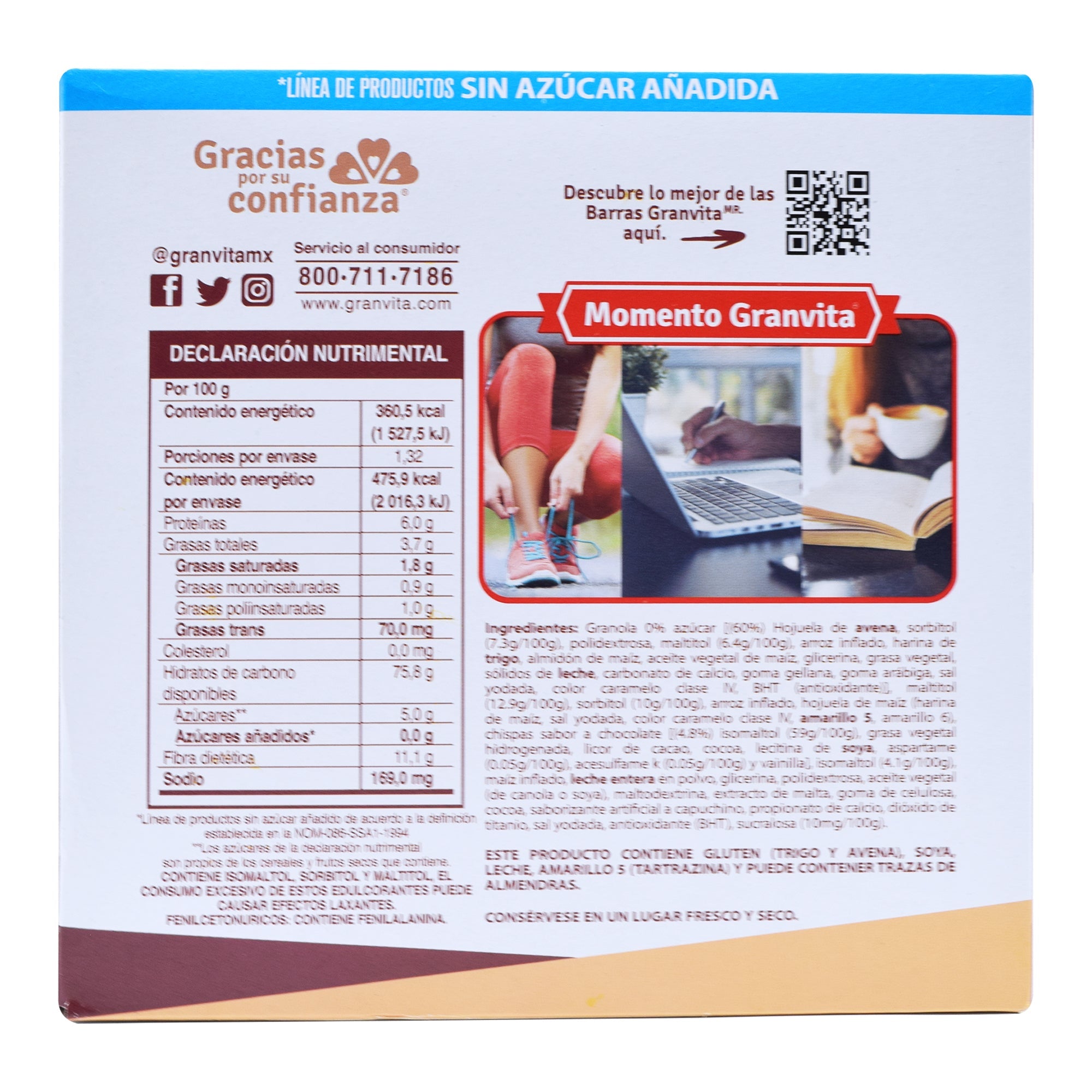 Barra De Cereal Sab Capuchino 22 G (Paquete 6)