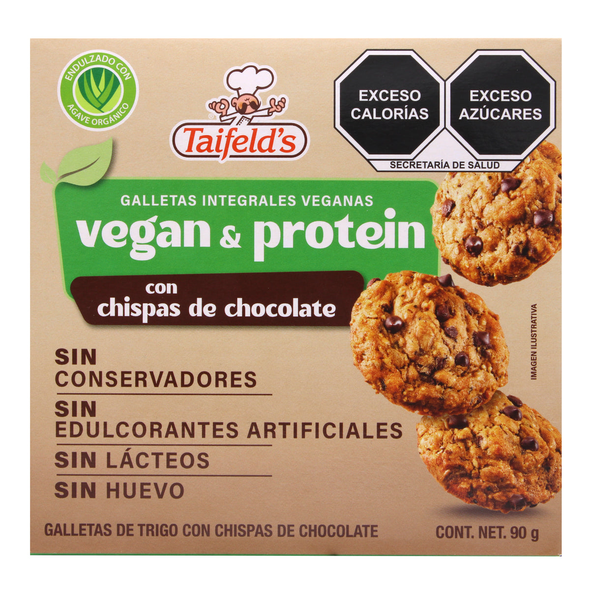 Galleta Proteina Chispas De Chocolate 90 G