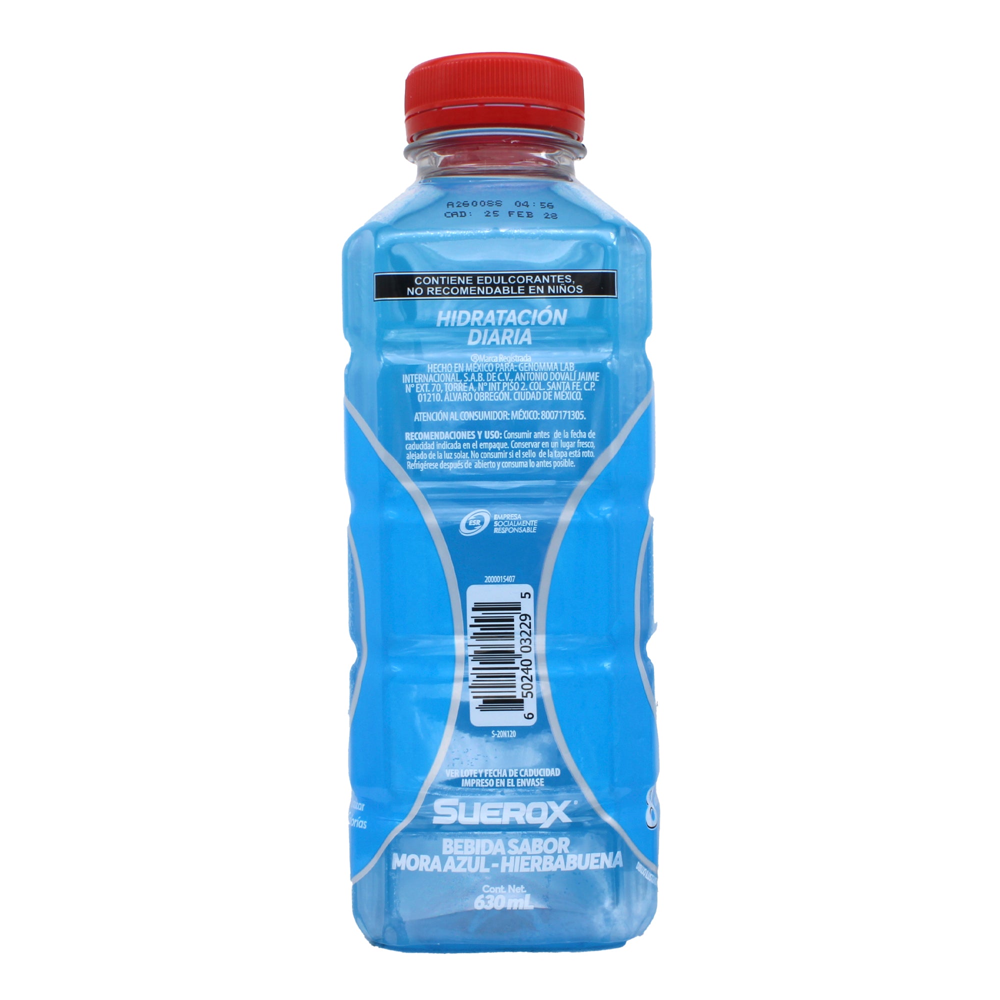 Suerox Mora Azul Hierbabuena 630 Ml