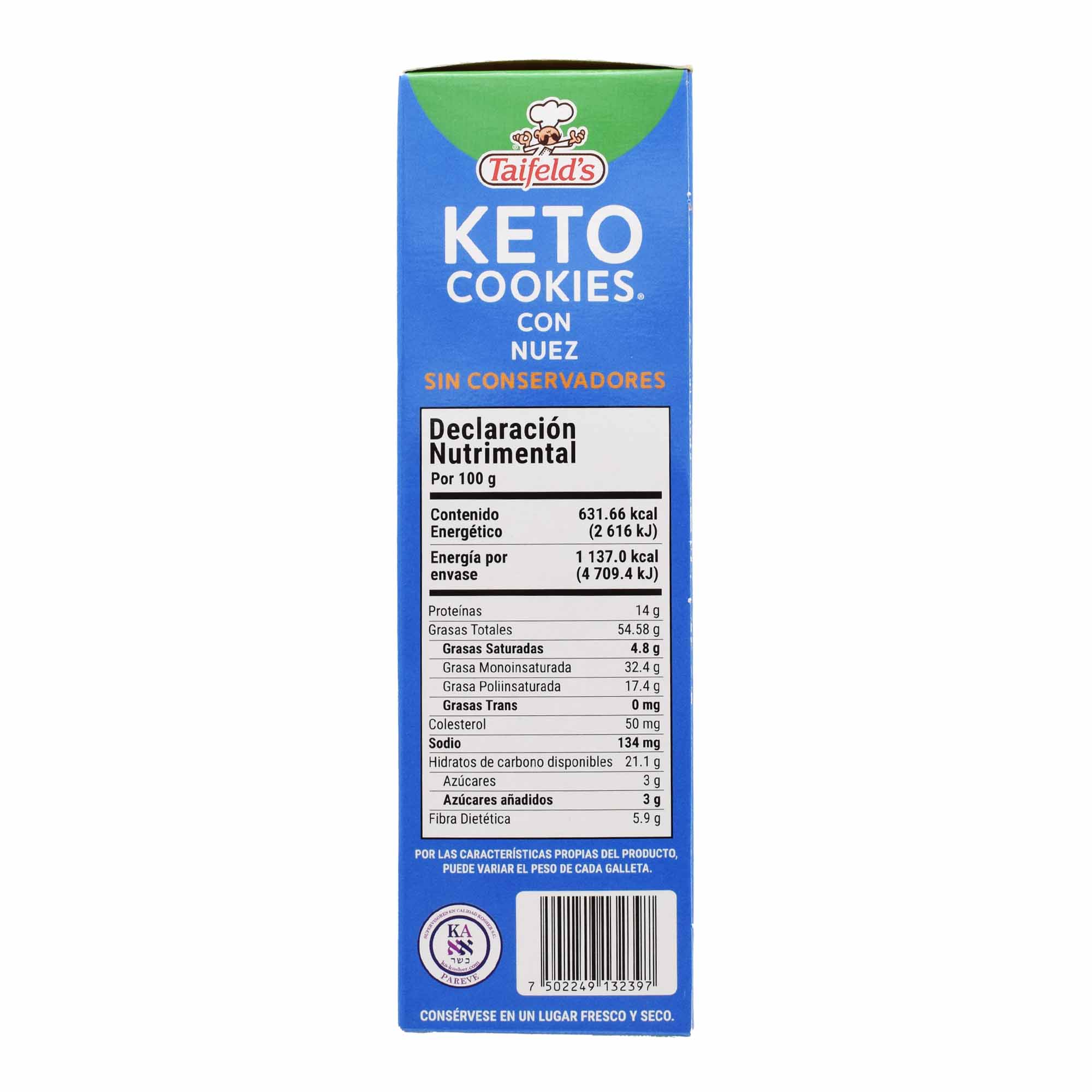 Galleta Keto Nuez 180 G
