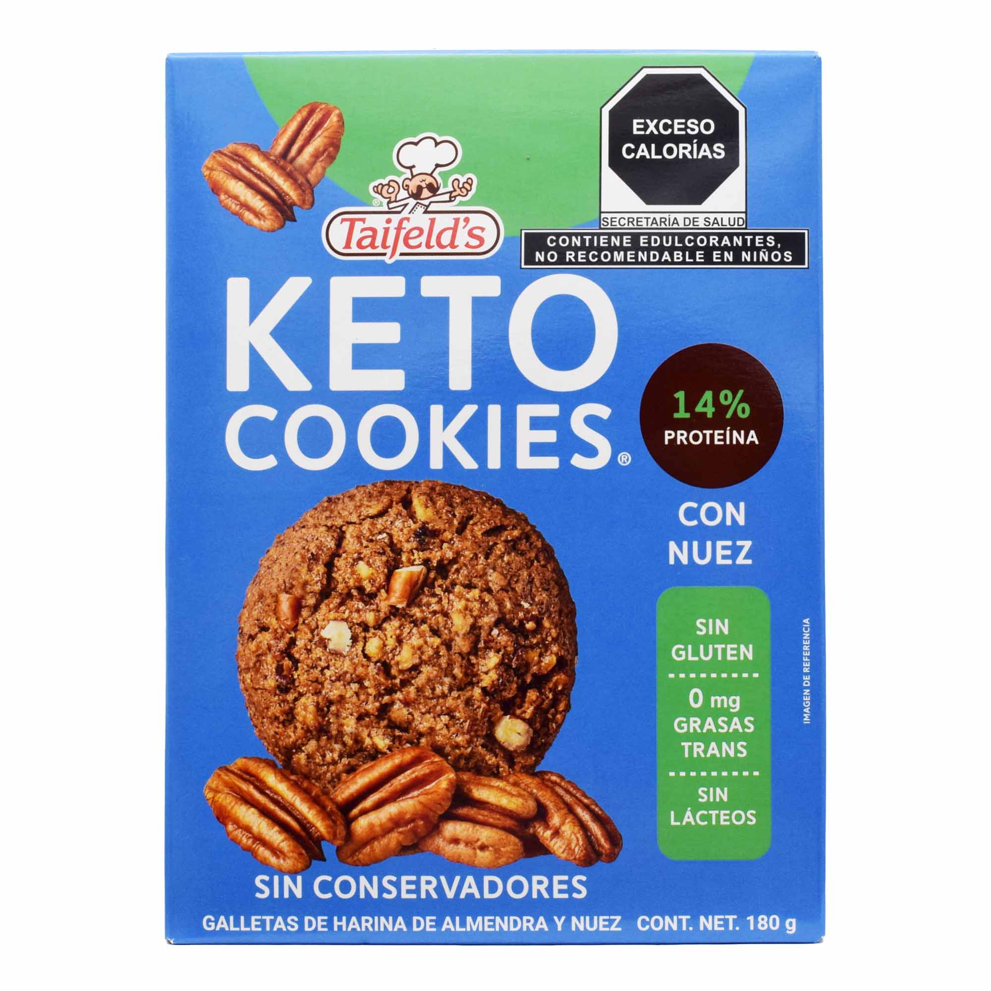 Galleta Keto Nuez 180 G