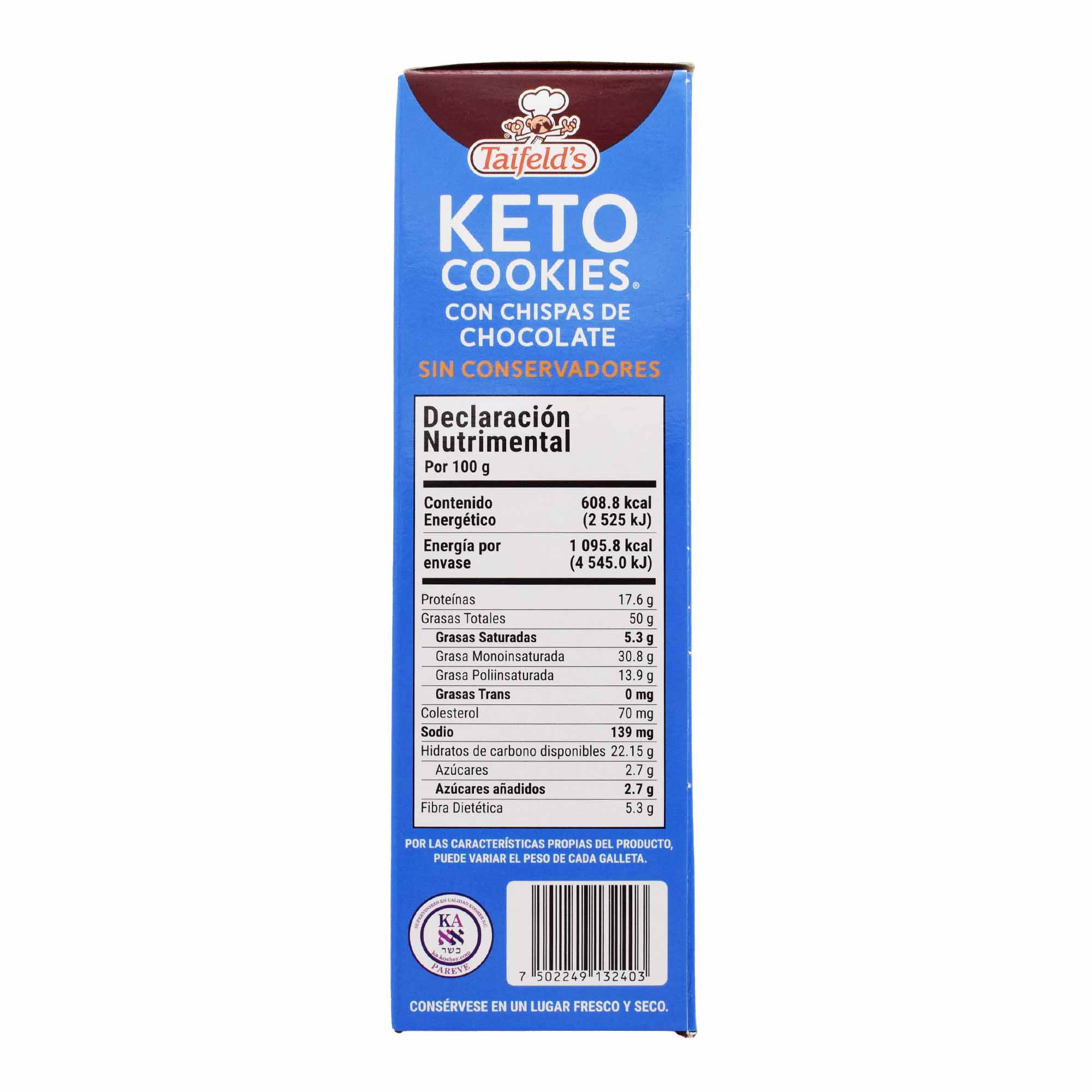 Galletas Keto Chocolate 180 G
