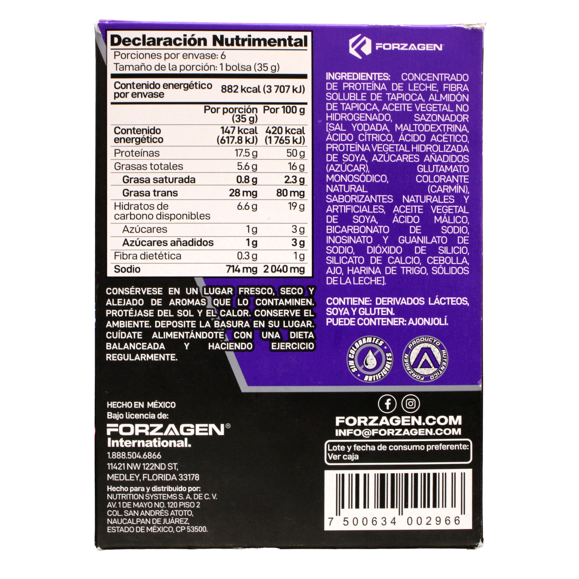 Botana Proteina Chile Limon 35 G (PAQUETE 6)