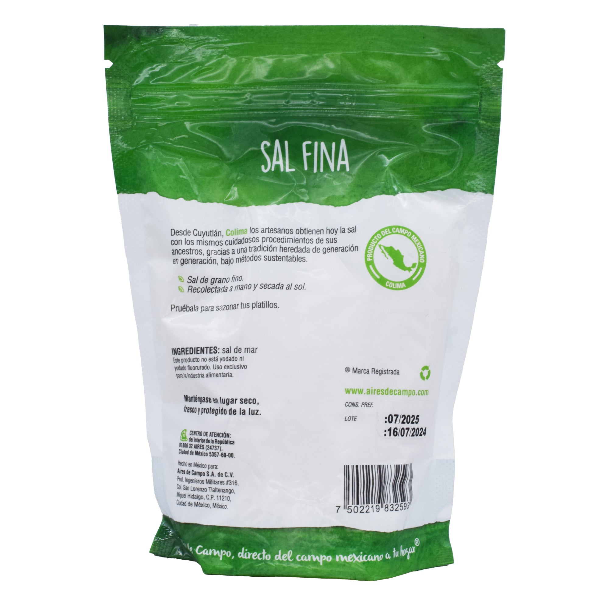 Sal Fina De Mar 250 G