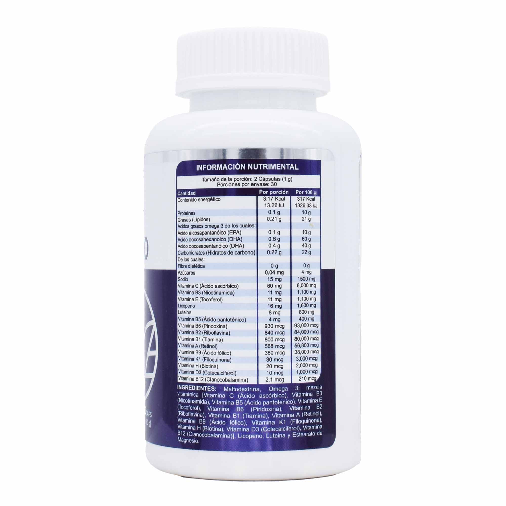 Multivitaminico Hombre 50 Mas 60 Cap