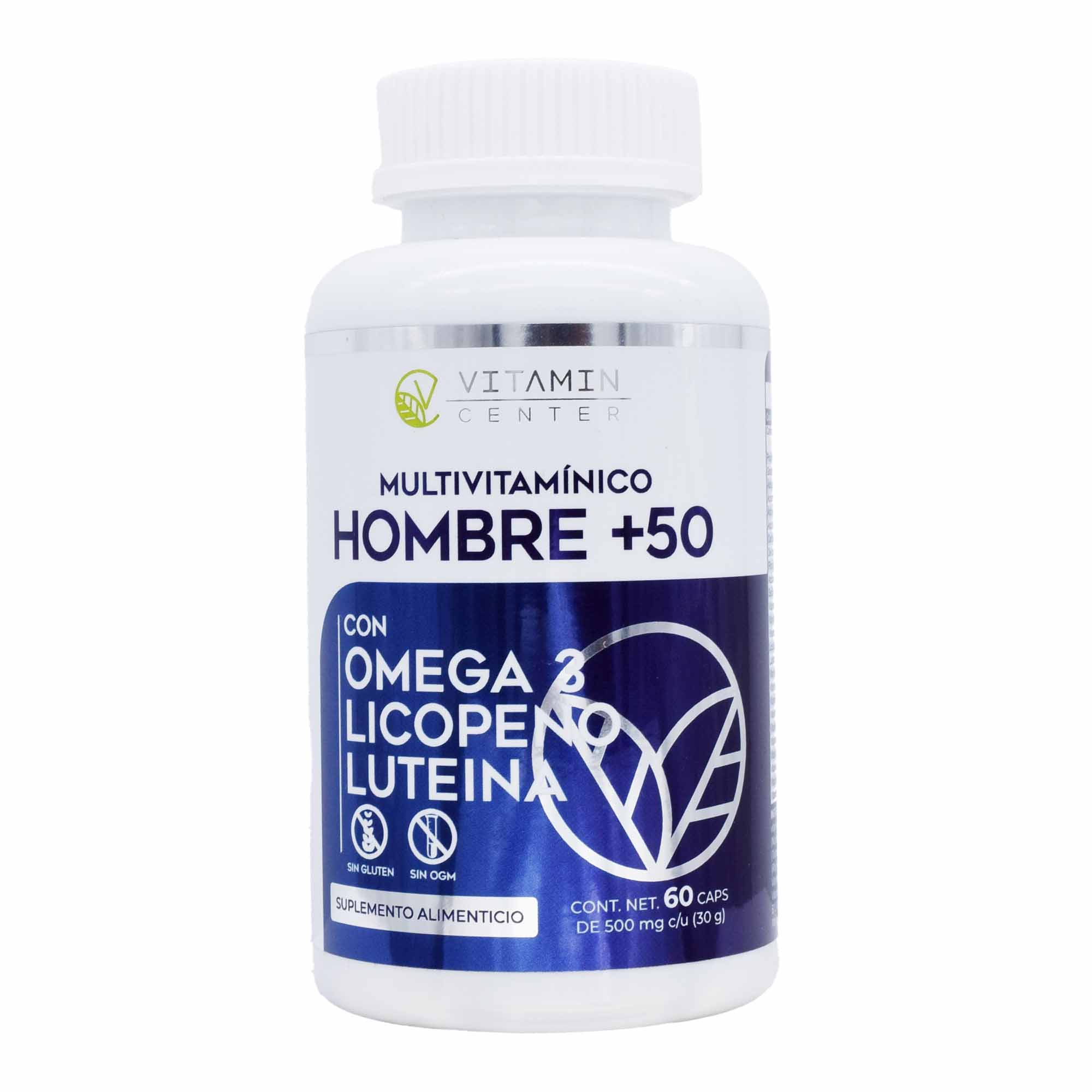 Multivitaminico Hombre 50 Mas 60 Cap
