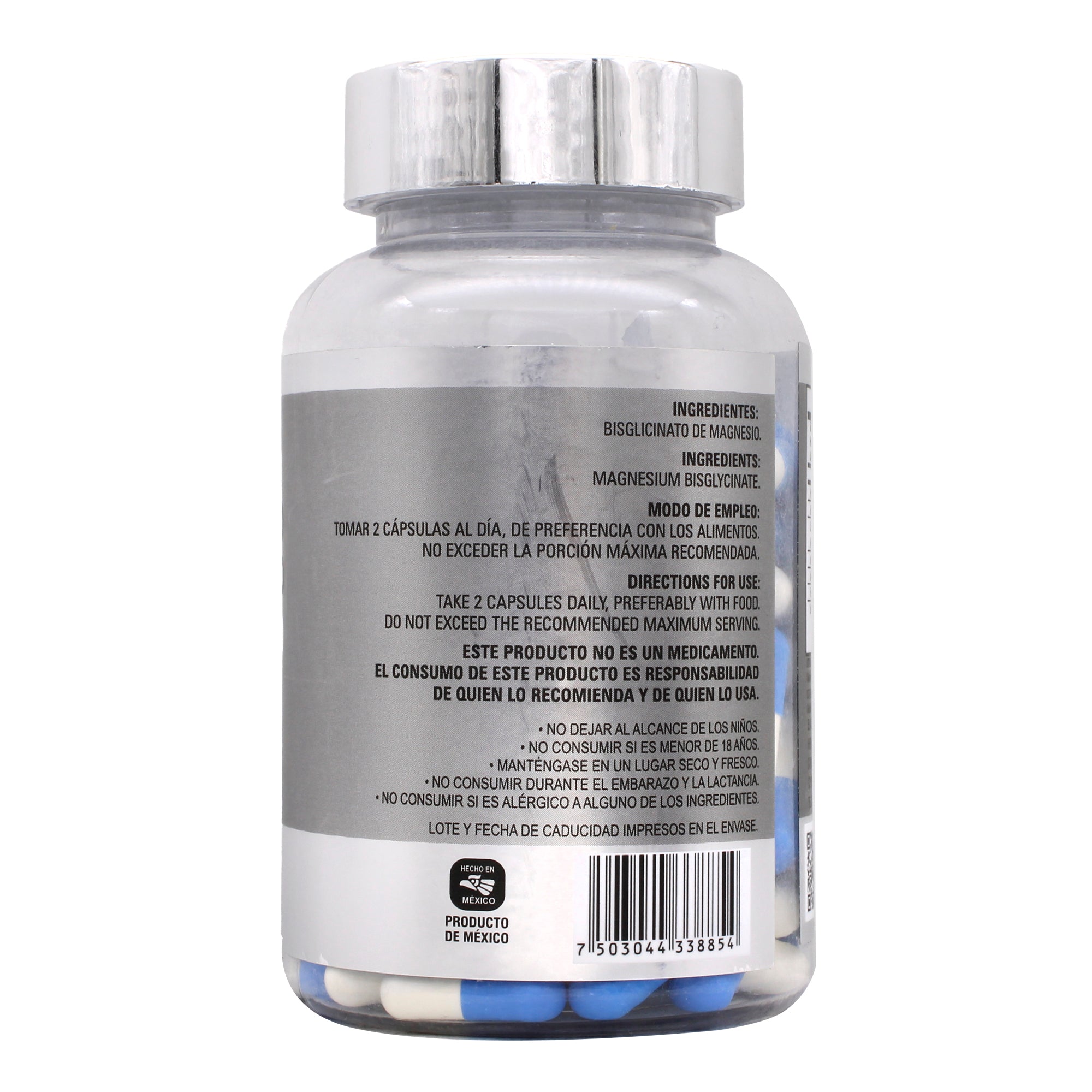 Bisglicinato De Magnesio Quelado 120 Cap