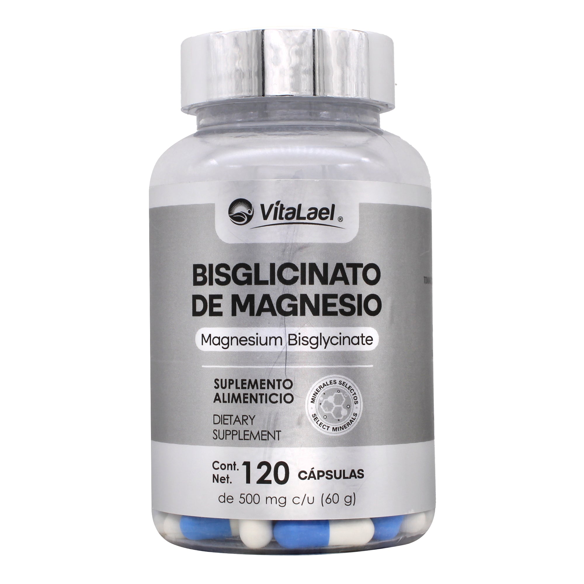 Bisglicinato De Magnesio Quelado 120 Cap