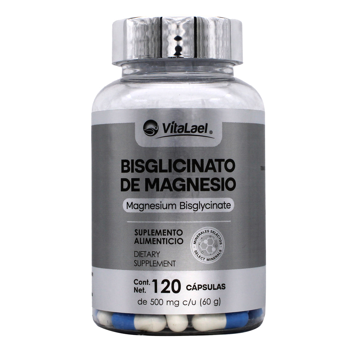 Bisglicinato De Magnesio Quelado 120 Cap
