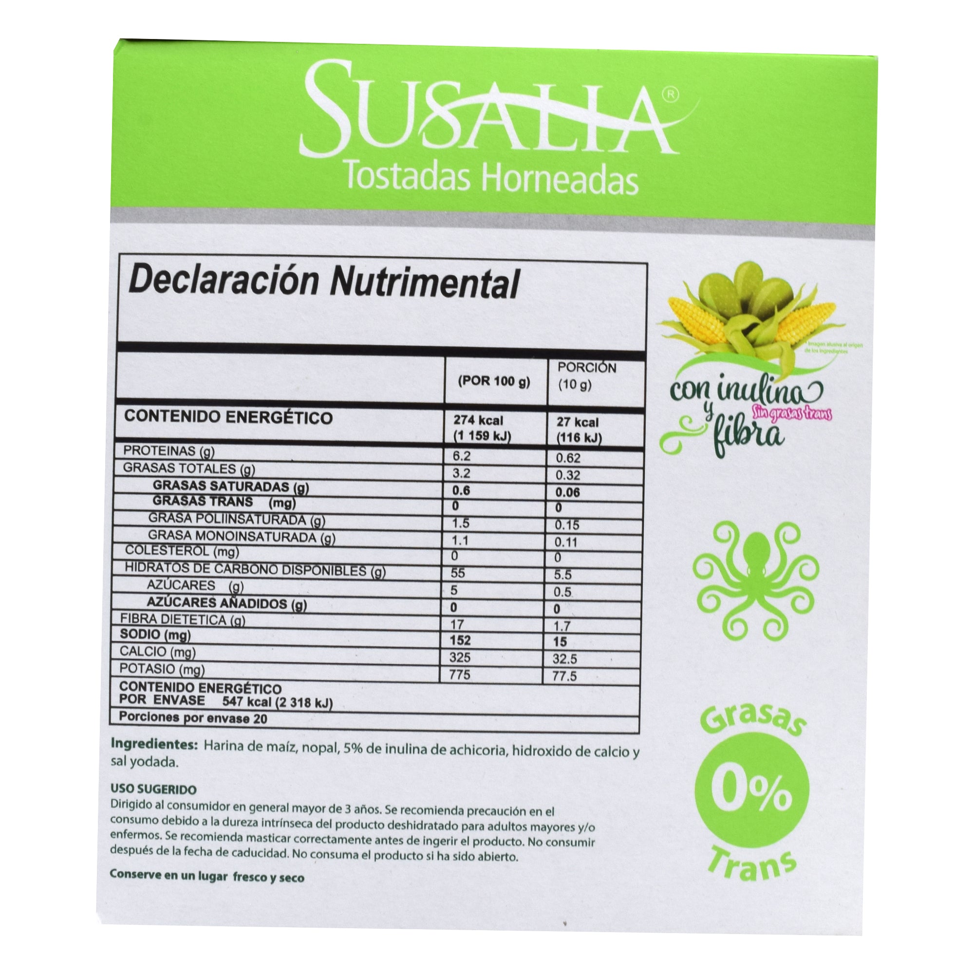 Tostada De Nopal 200 G