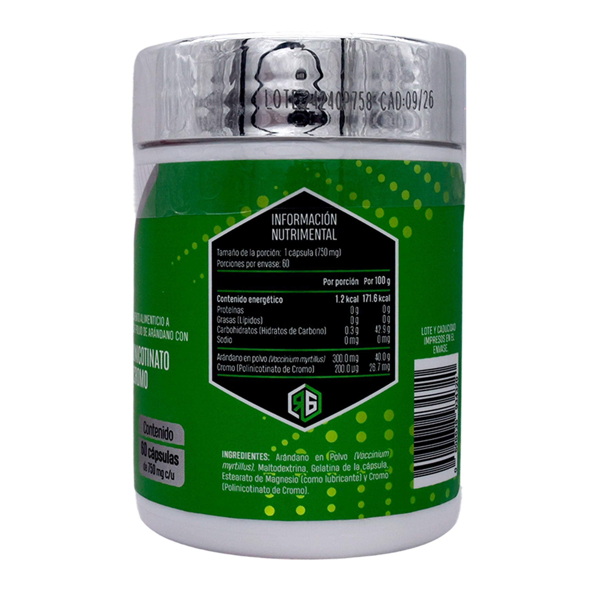 Polinicotinato De Cromo 60 Cap