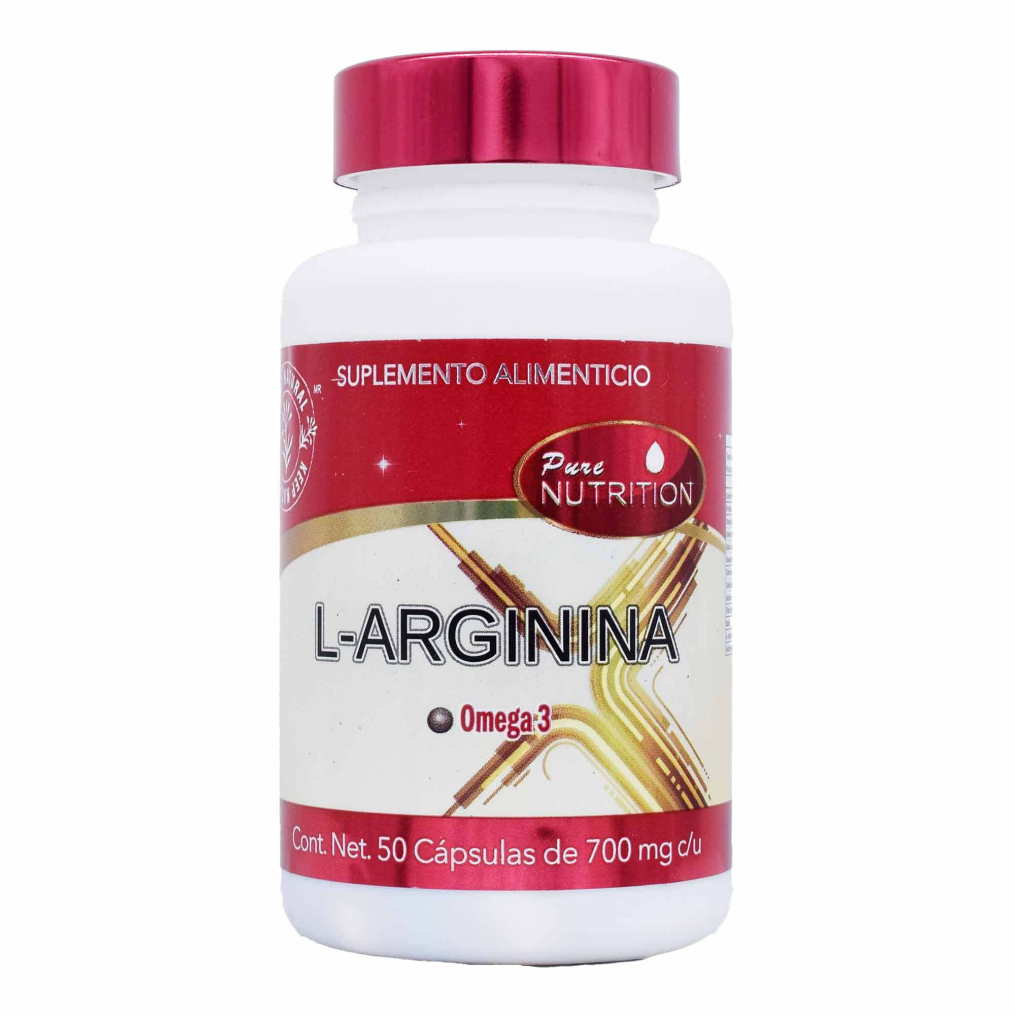 L Arginina Y Omega 3 50 Cap