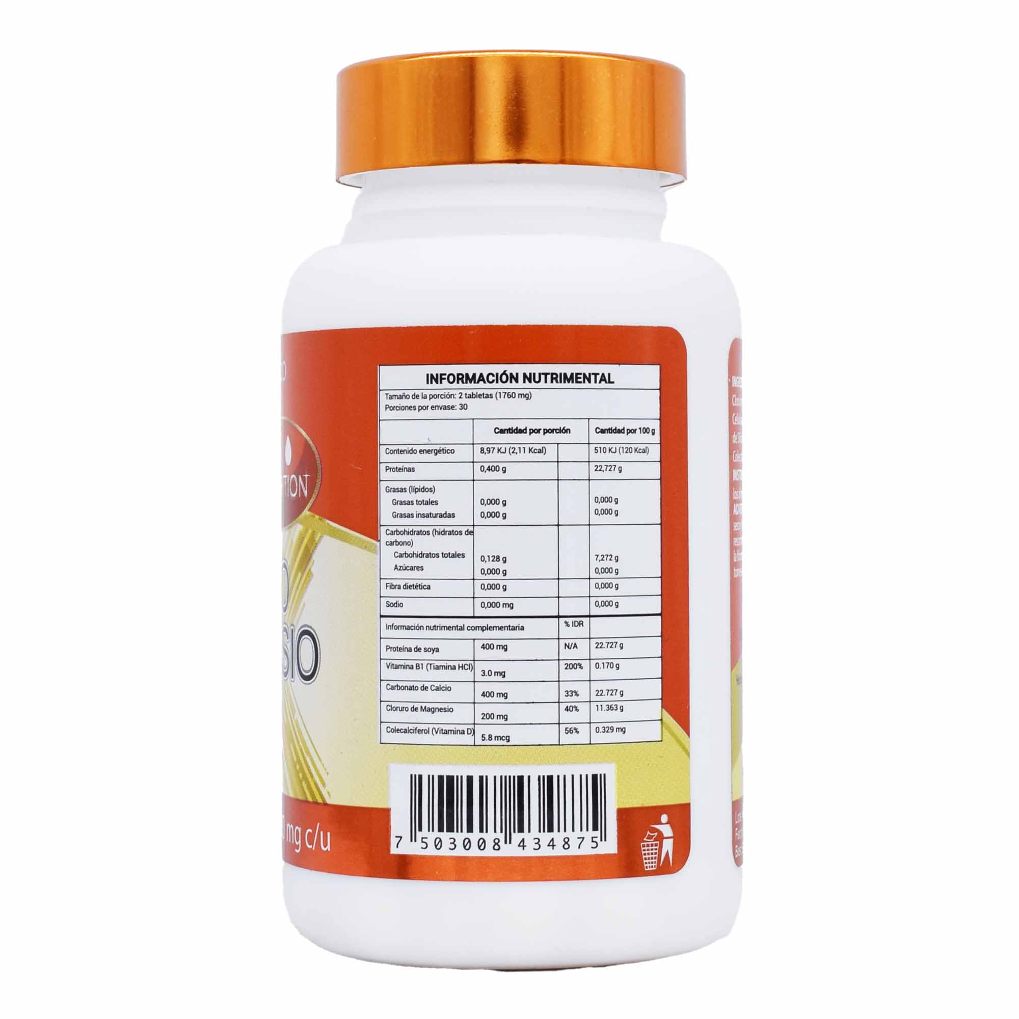 Cloruro De Magnesio Y Tiamina 60 Cap