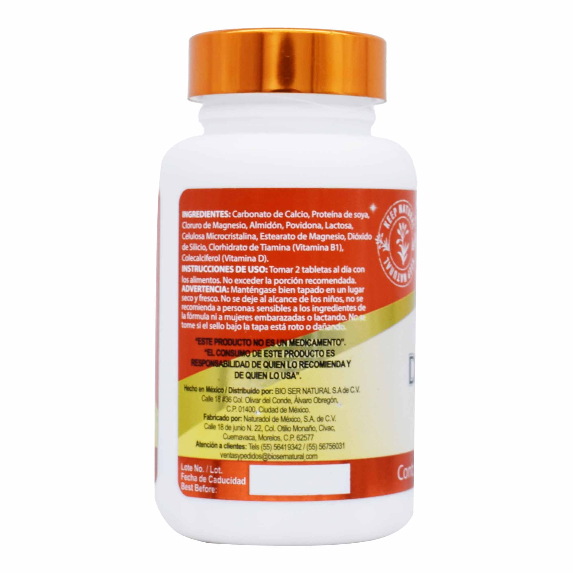 Cloruro De Magnesio Y Tiamina 60 Cap