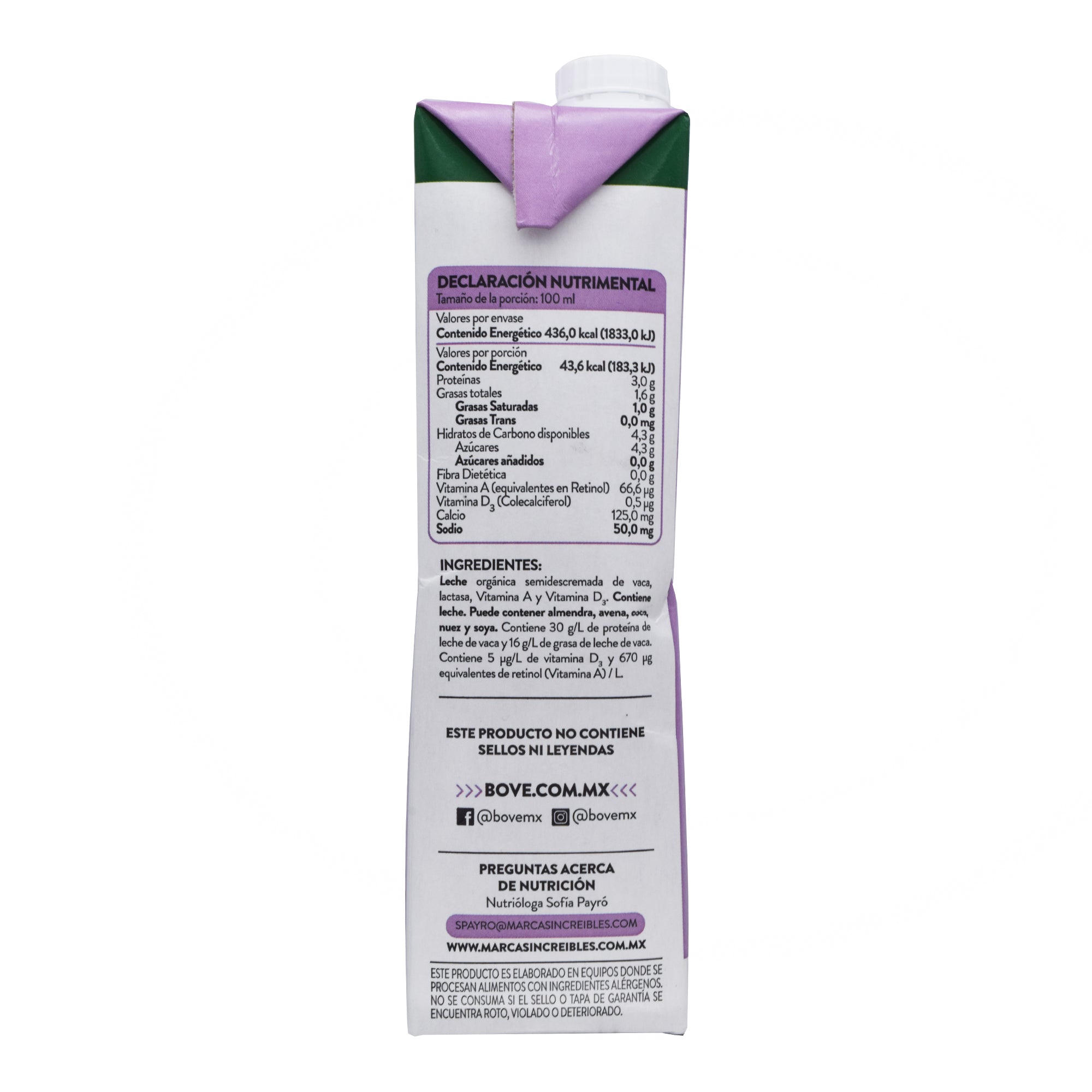 Leche Deslactosada 1 L