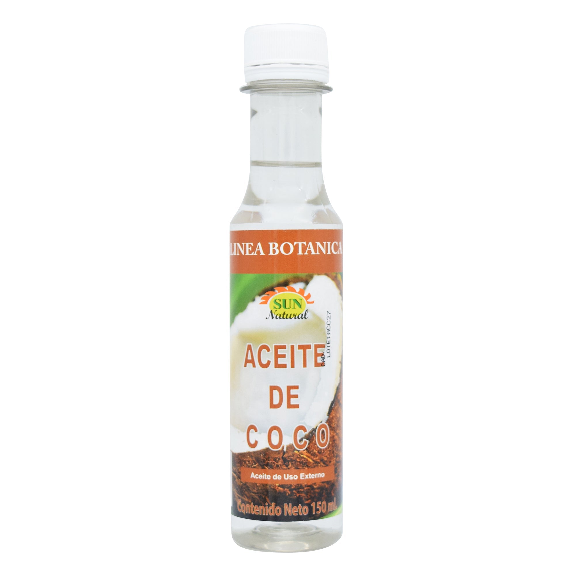 Aceite de coco 150 ml sun natural - Sper Naturista