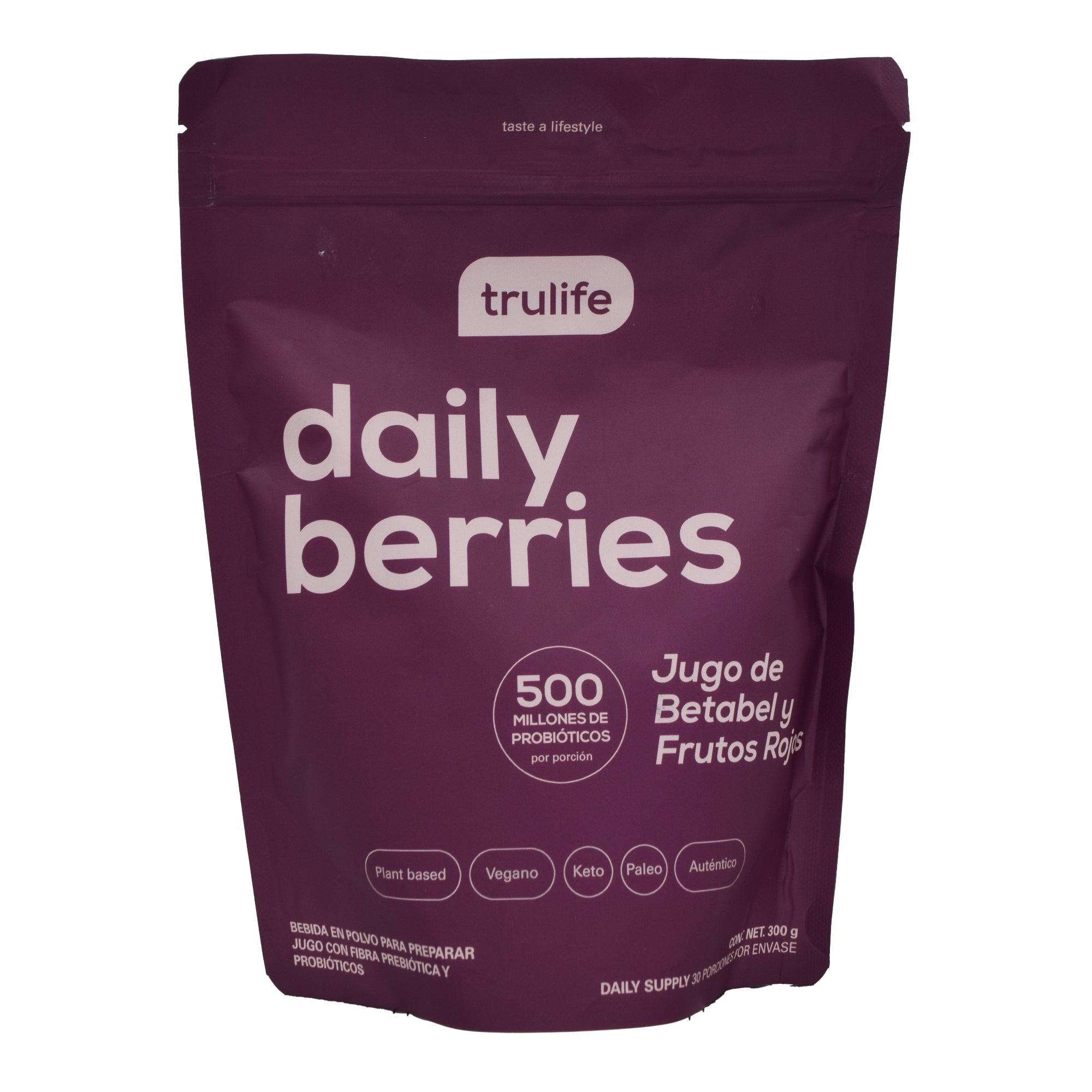 Bebida En Polvo Betabel Frutos Rojos Probioticos 300 G