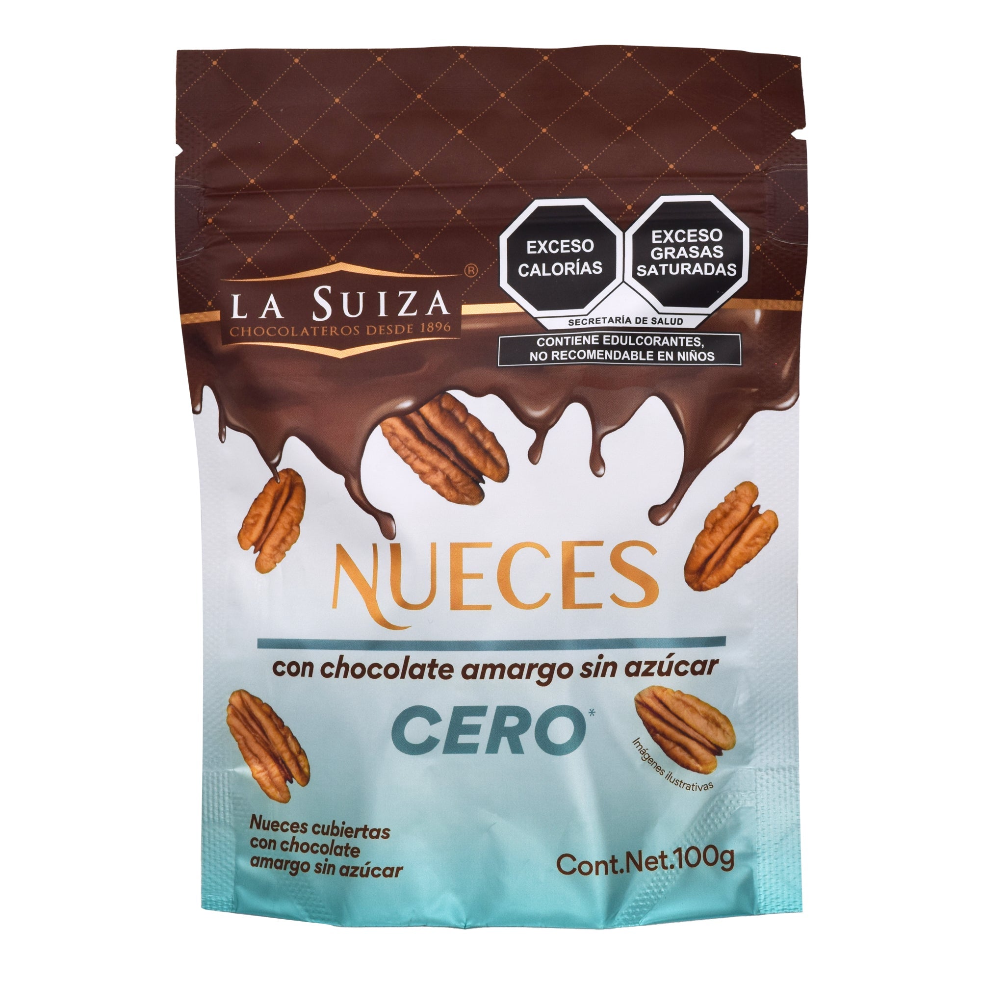 Nueces Cubiertas Chocolate Amargo 100 G