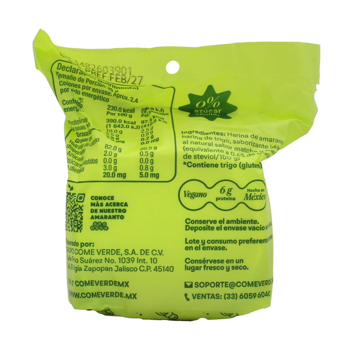 Obleas Matcha 60 G