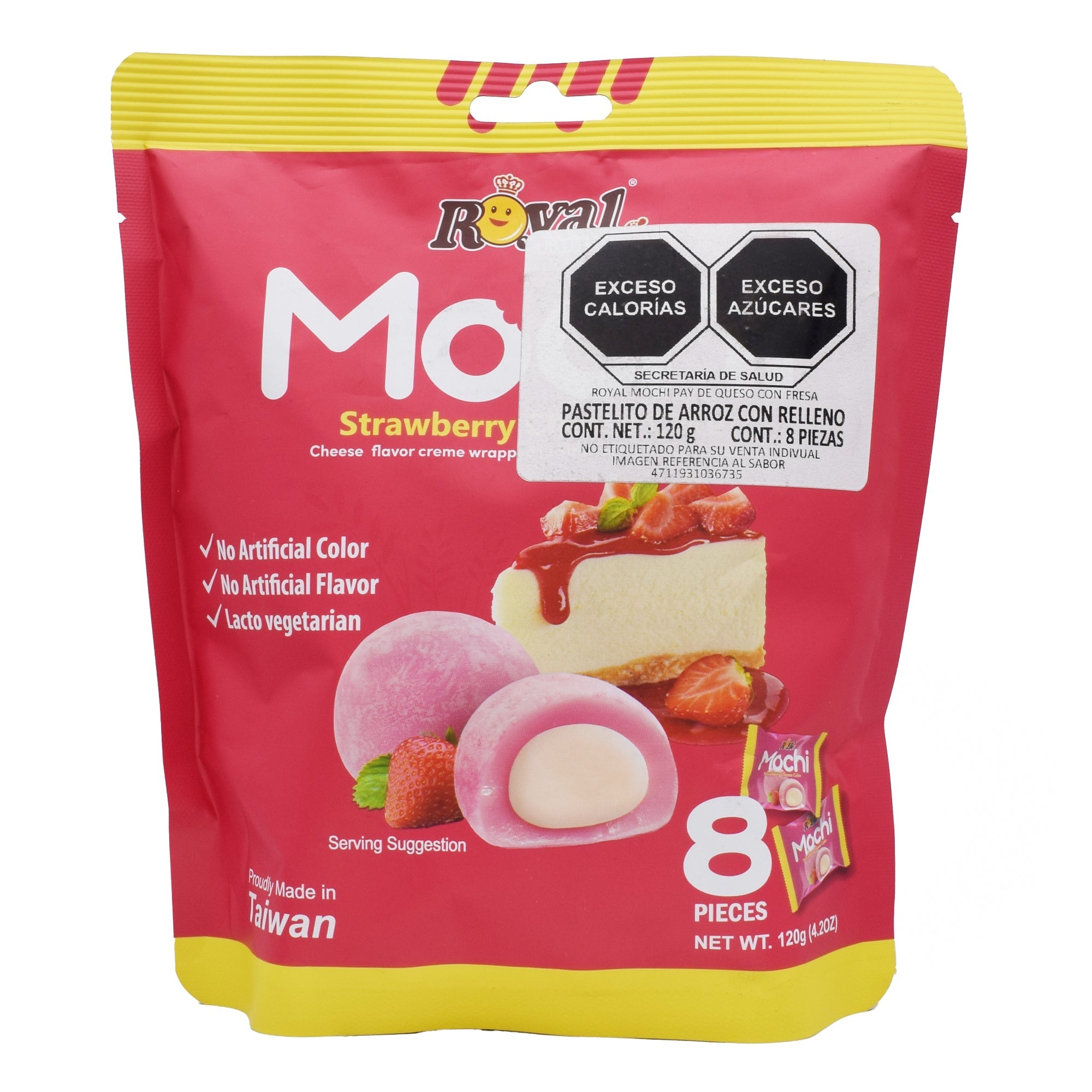 Pastelito De Arroz Pay De Queso Fresa 120 G