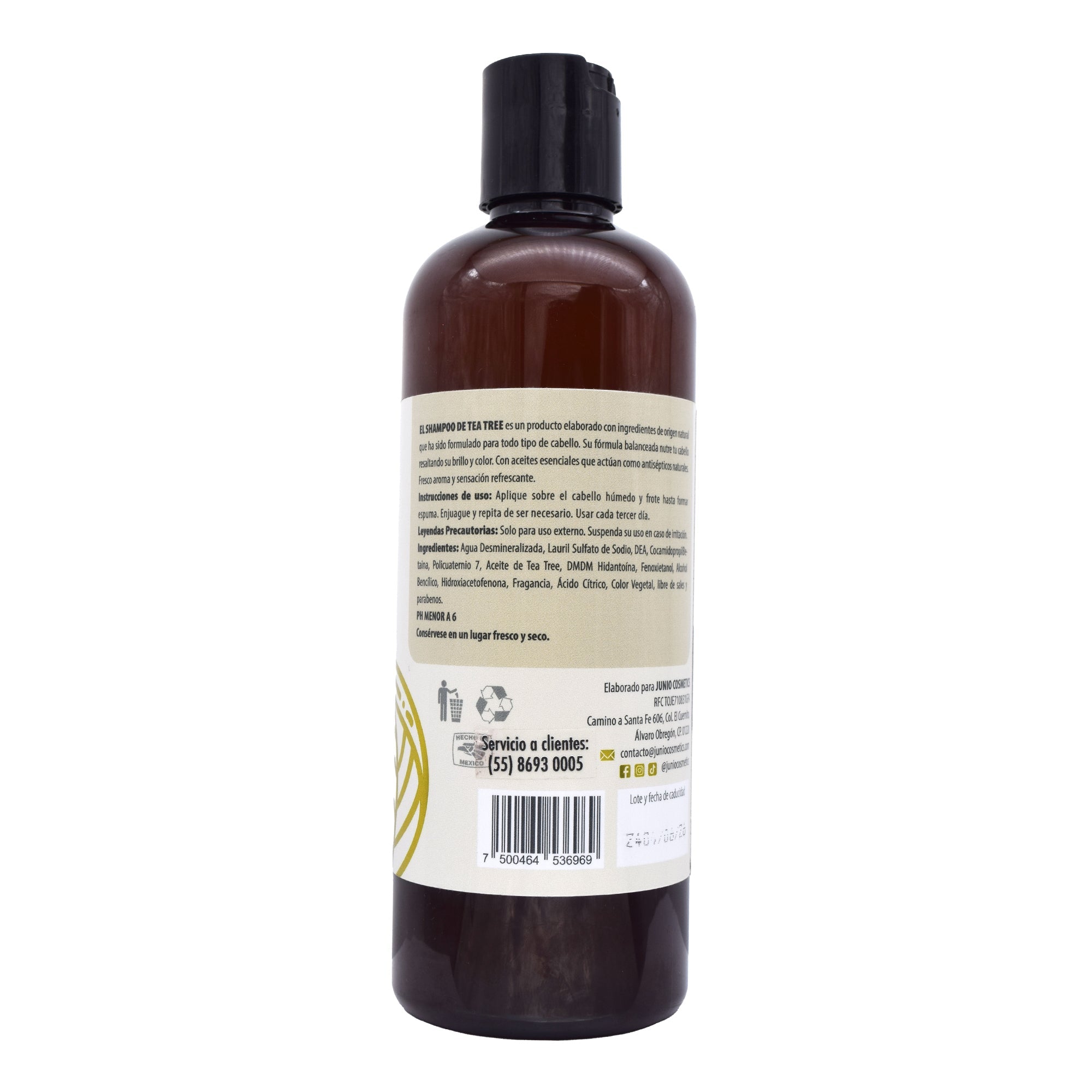 Shampoo De Arbol De Te 500 Ml