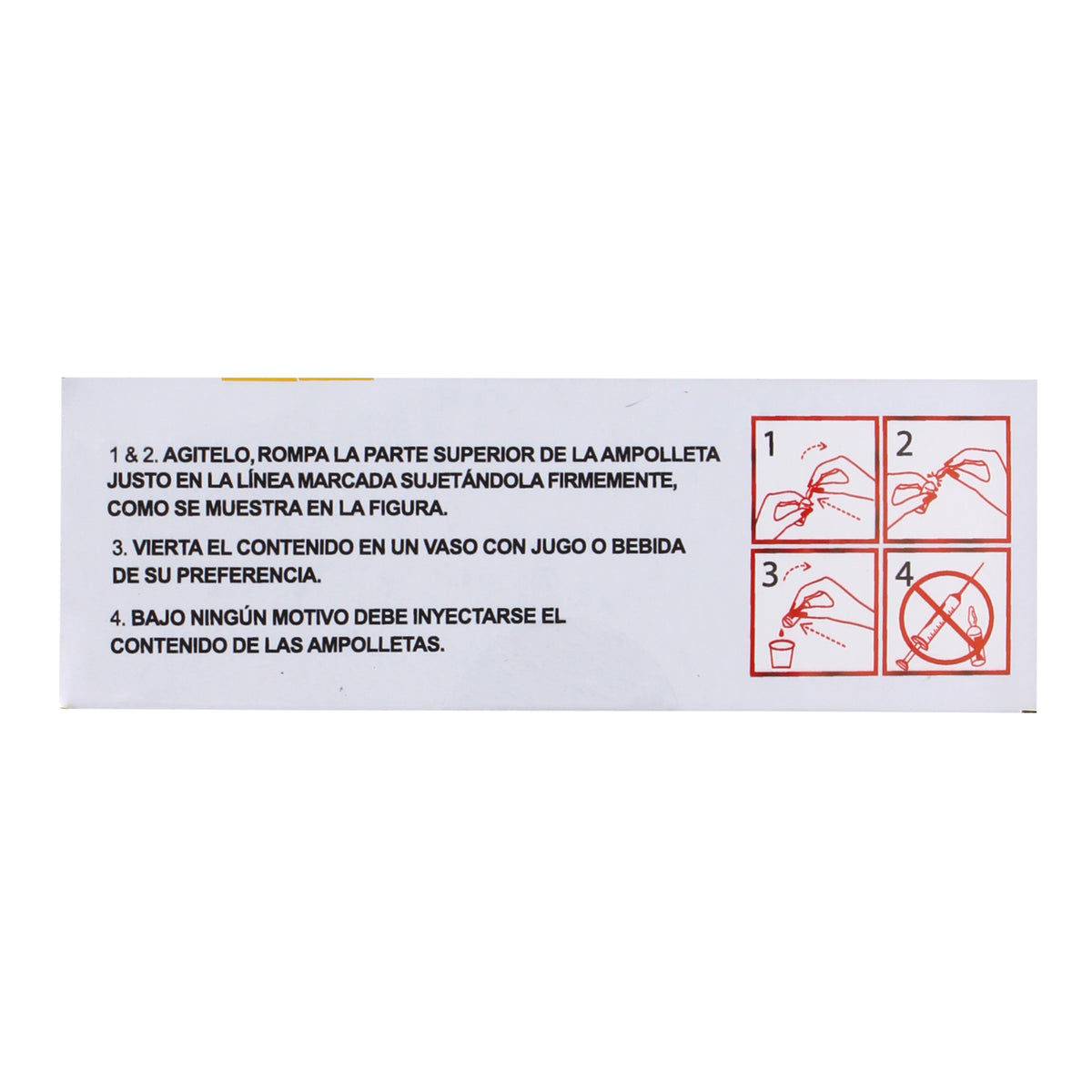 Complejo B Guarana Jengibre 10 Ampolletas 10 Ml C/u