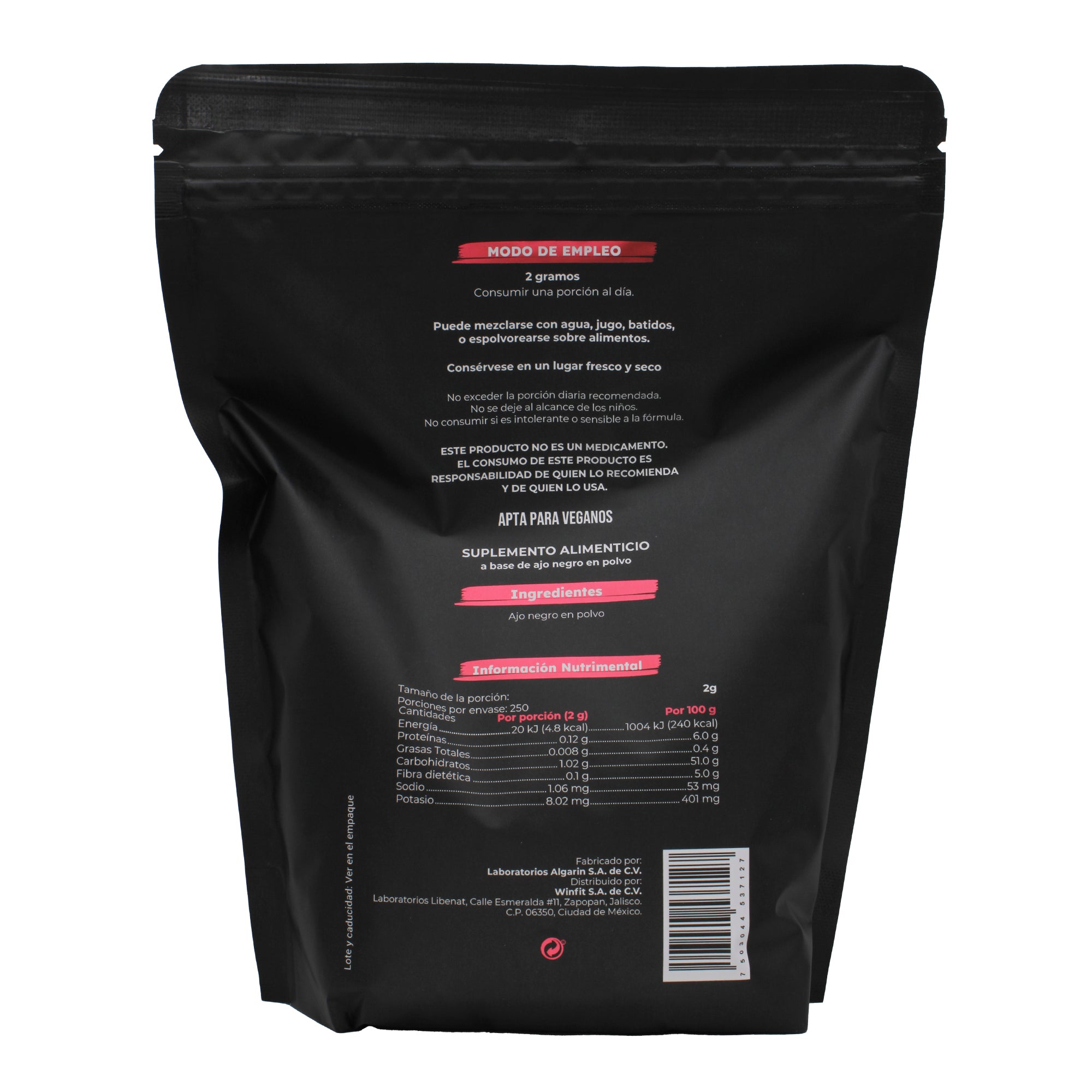 Ajo Negro 500 G