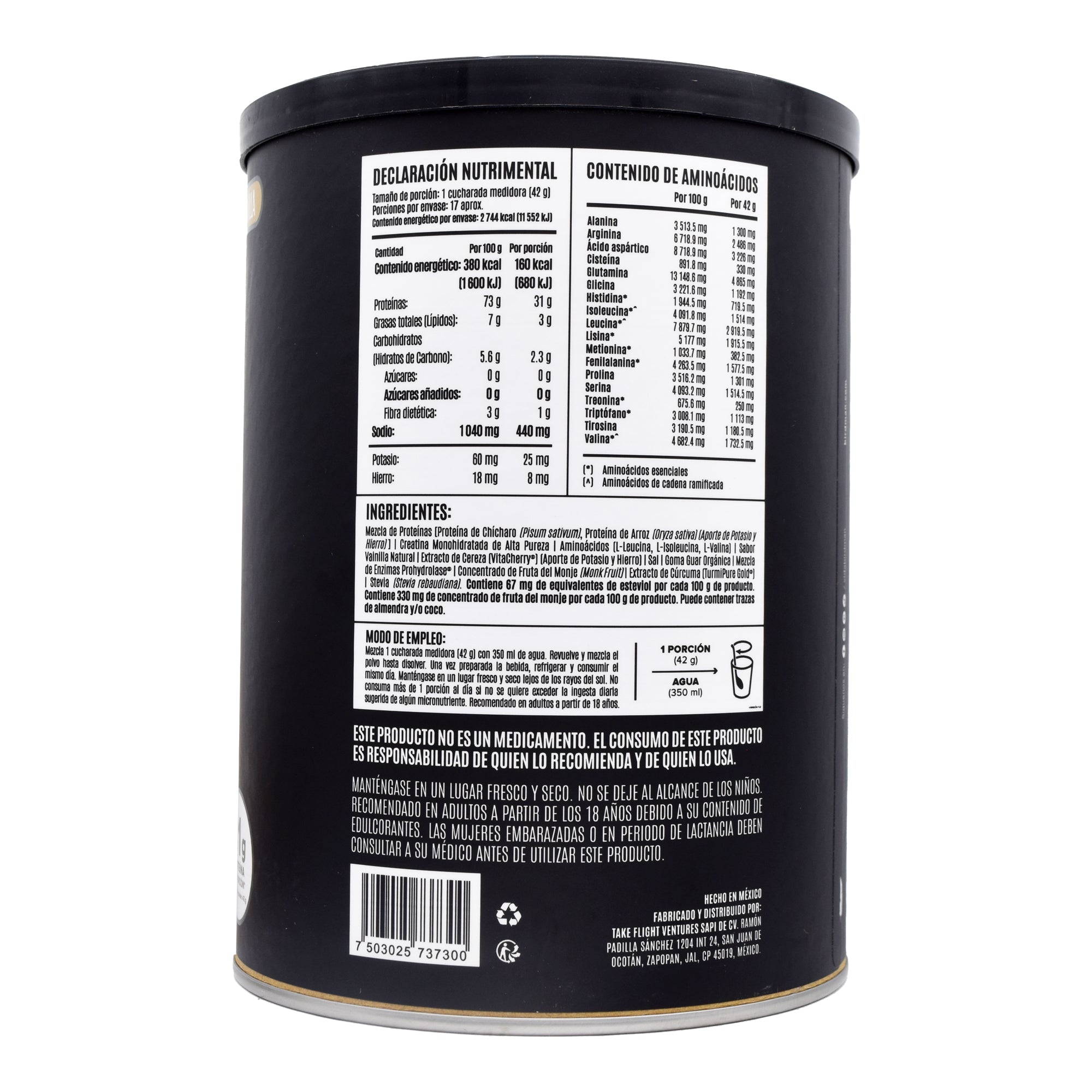 Proteina Vegetal Golden Vainilla 722 Gr