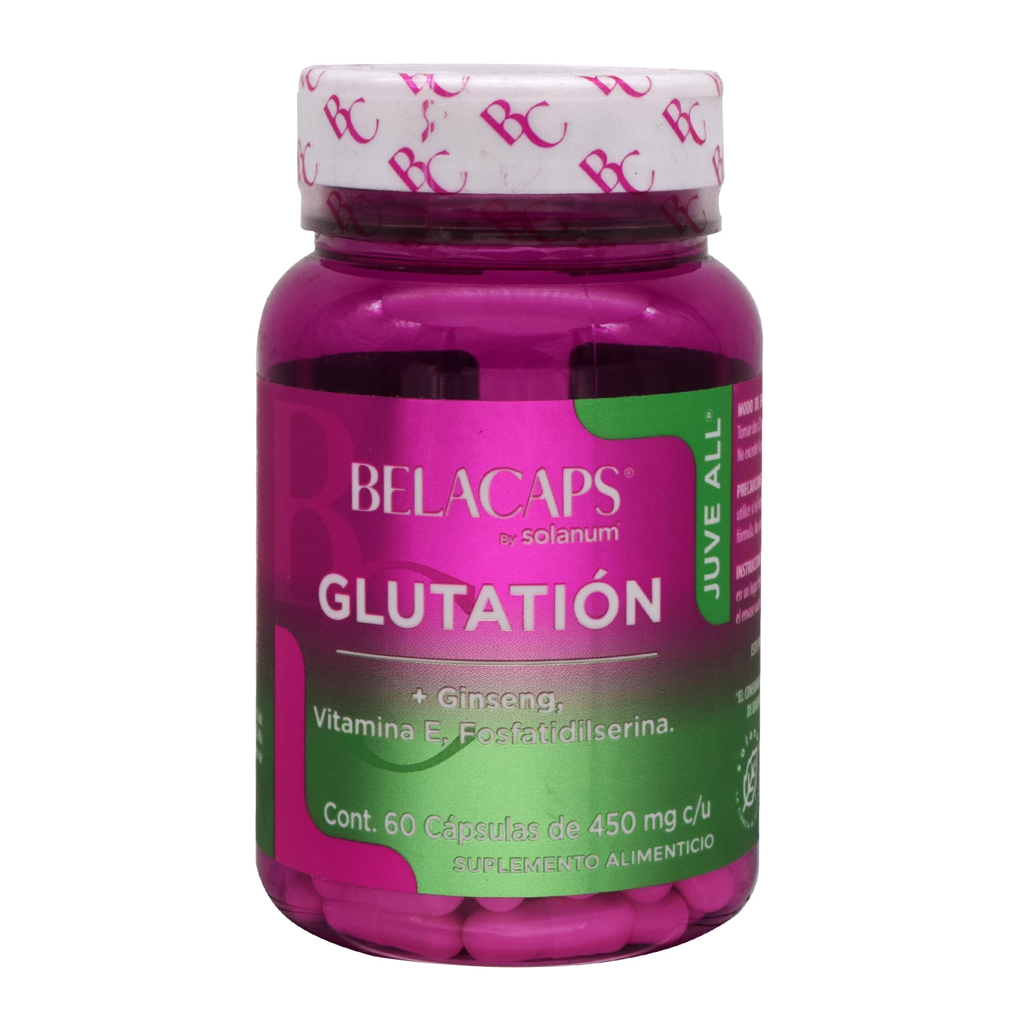 Glutation Ginseng Vitamina E 60 Cap