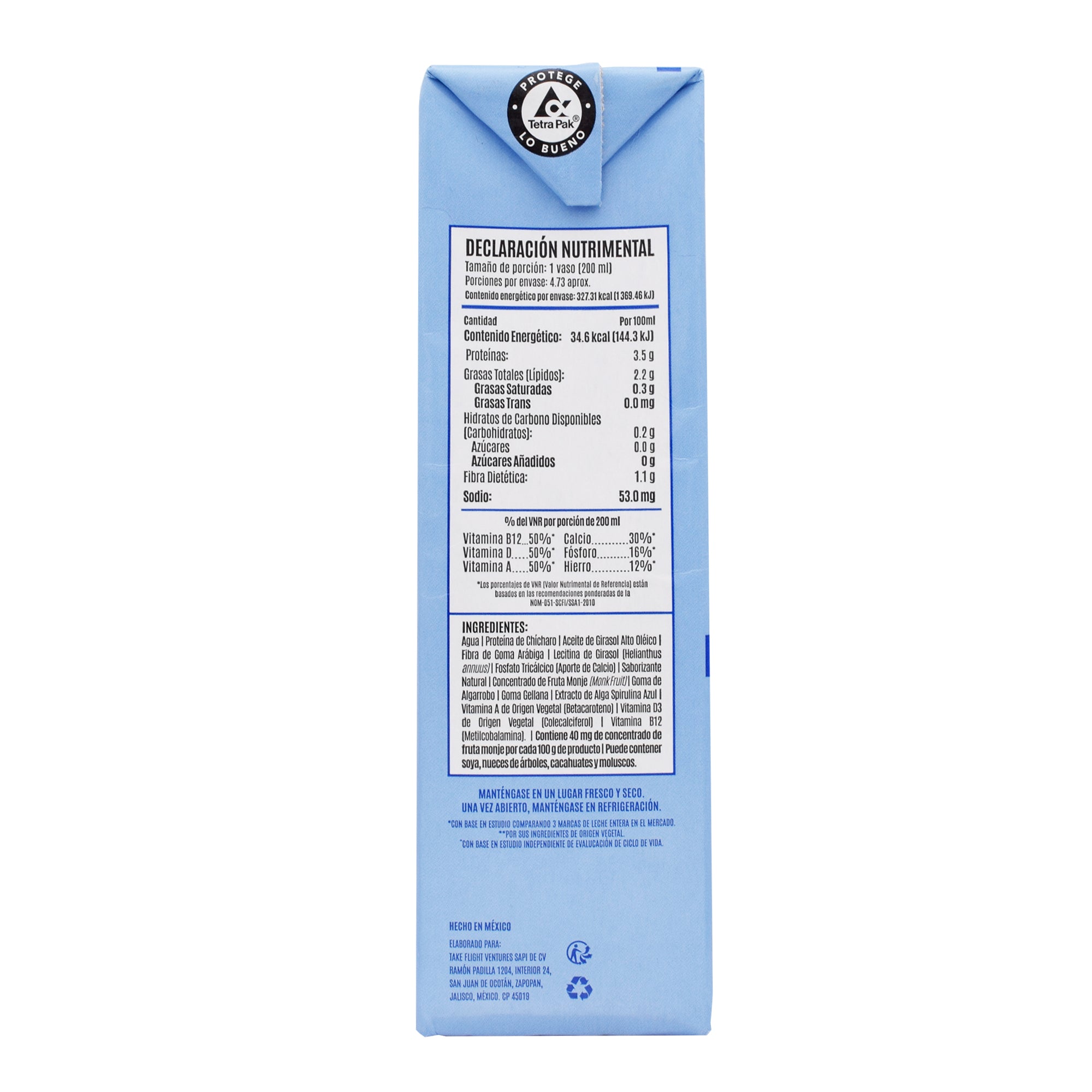 Bebida Vegetal Entera 946 Ml