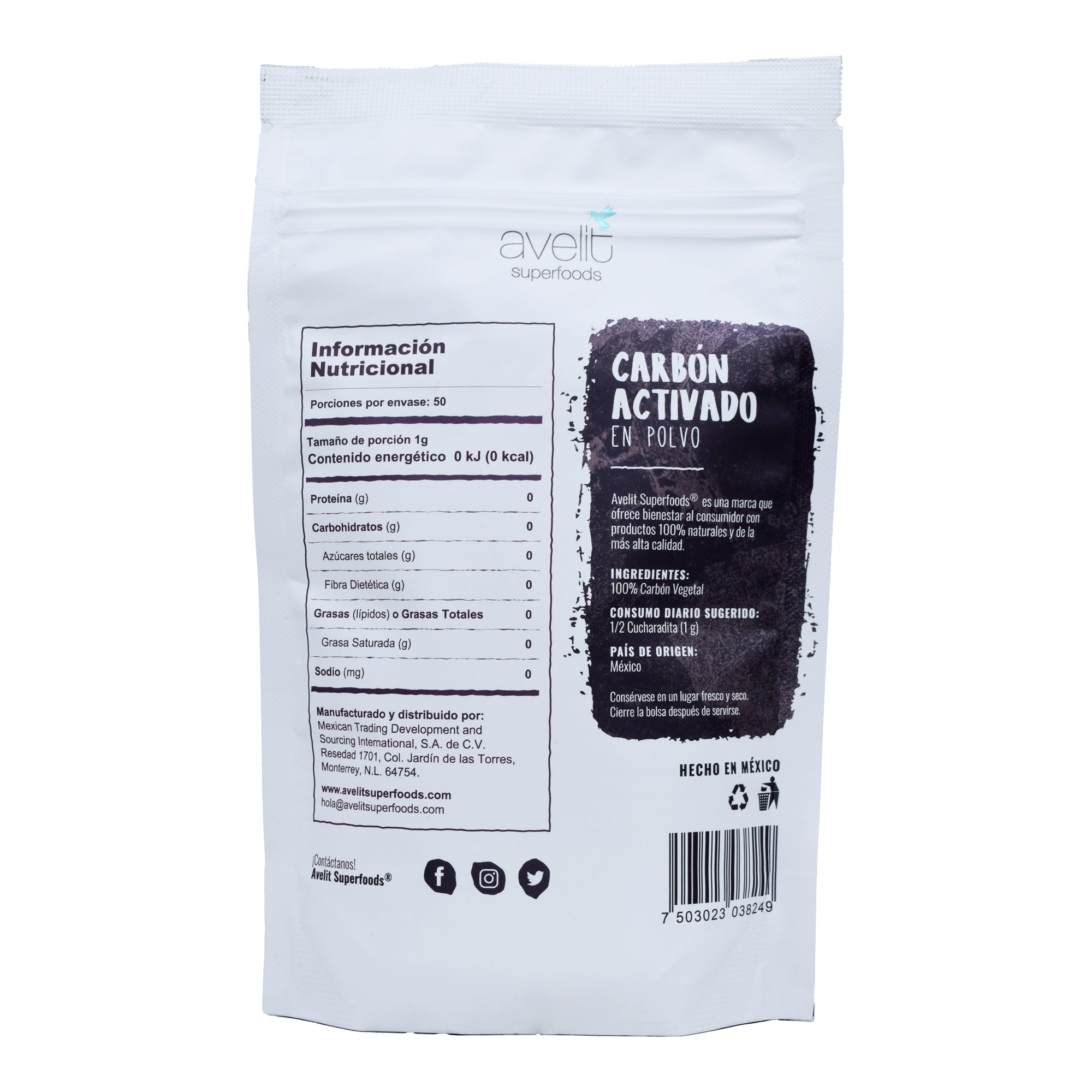Carbon Activado 50 G