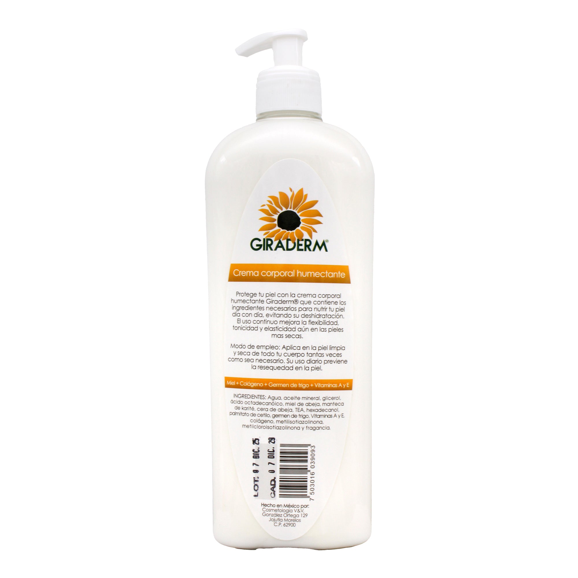 Crema Corporal Humectante 500 Ml