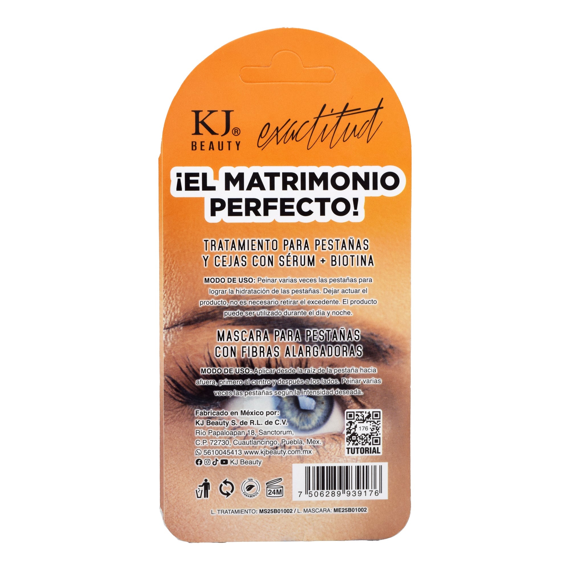 Duo Tratamiento Pestañas Cejas Con Serum Biotina 13 G C/u