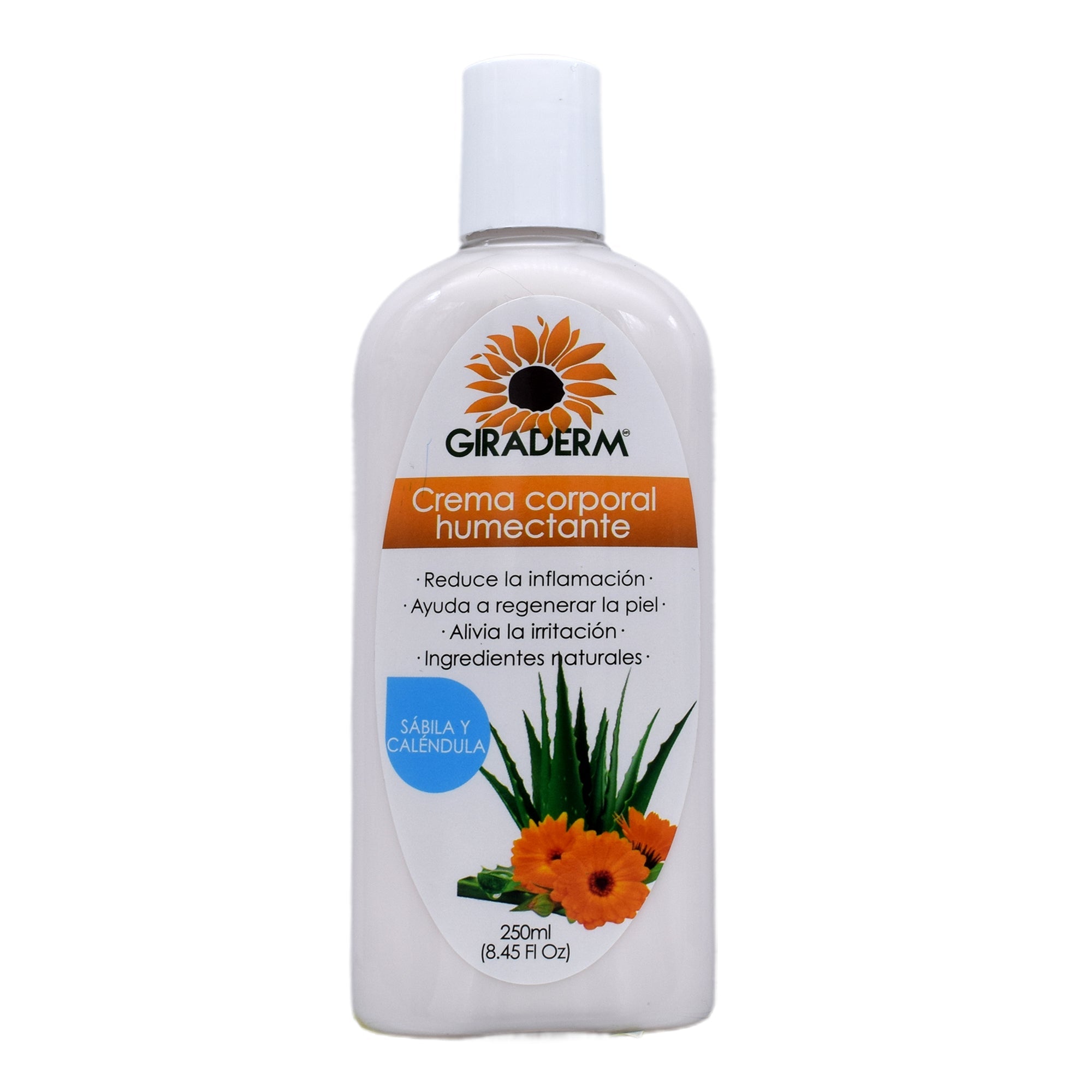 Crema Corporal Humectante Sabila Y Calendula 250 Ml