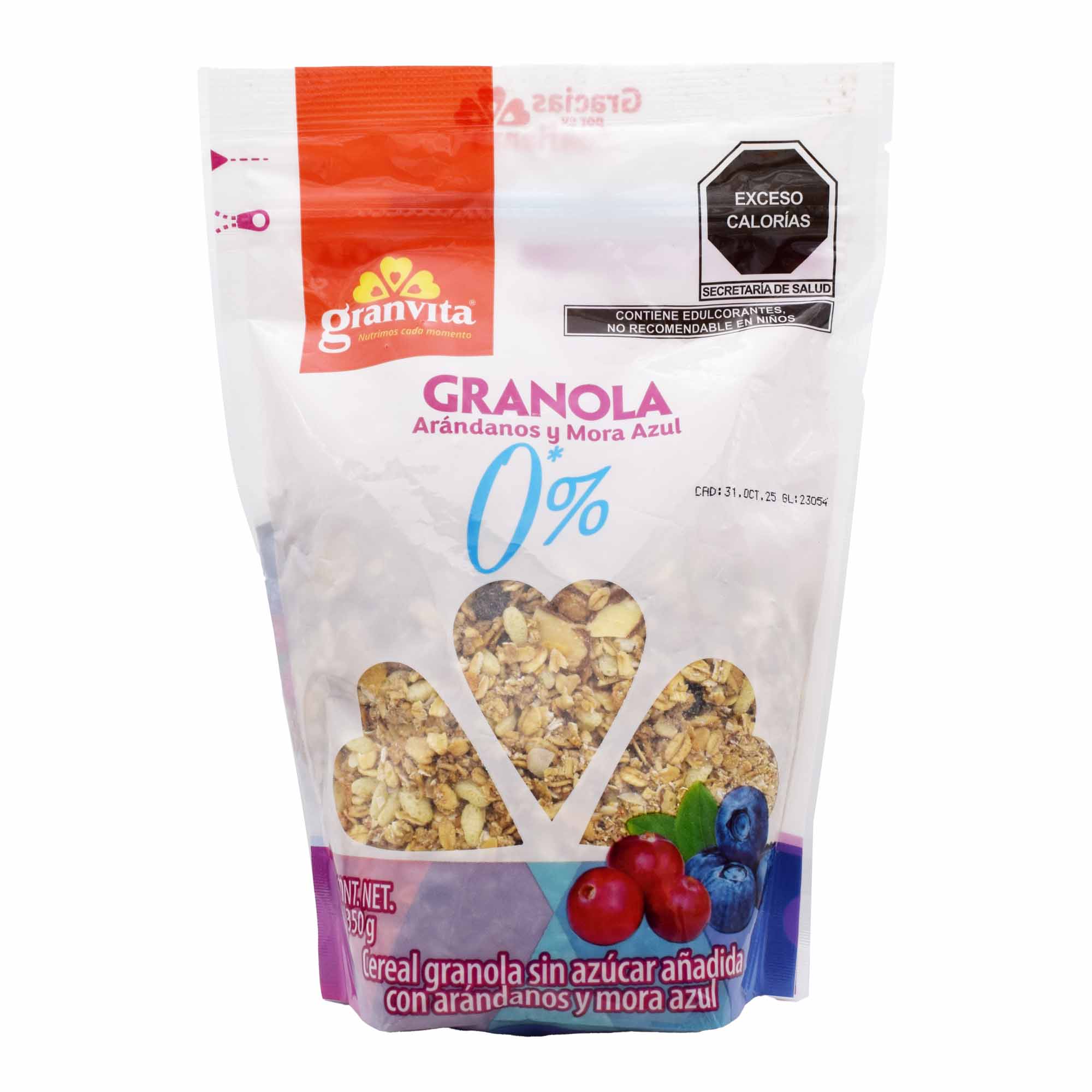 Granola 0% Azucar Con Arandanos 350 G