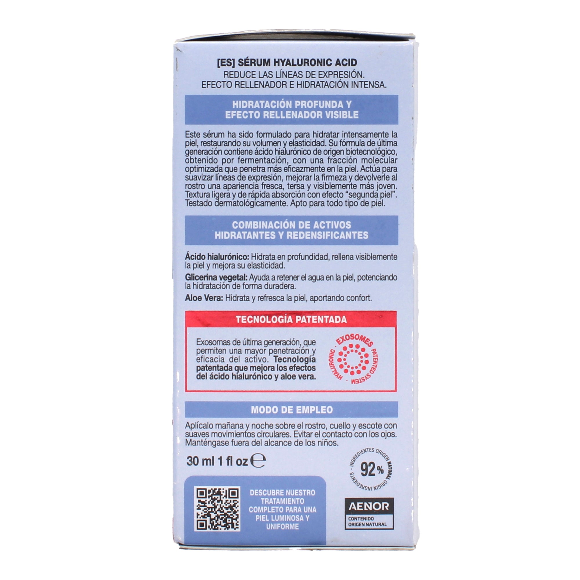 Serum Acido Hialuronico 30 Ml