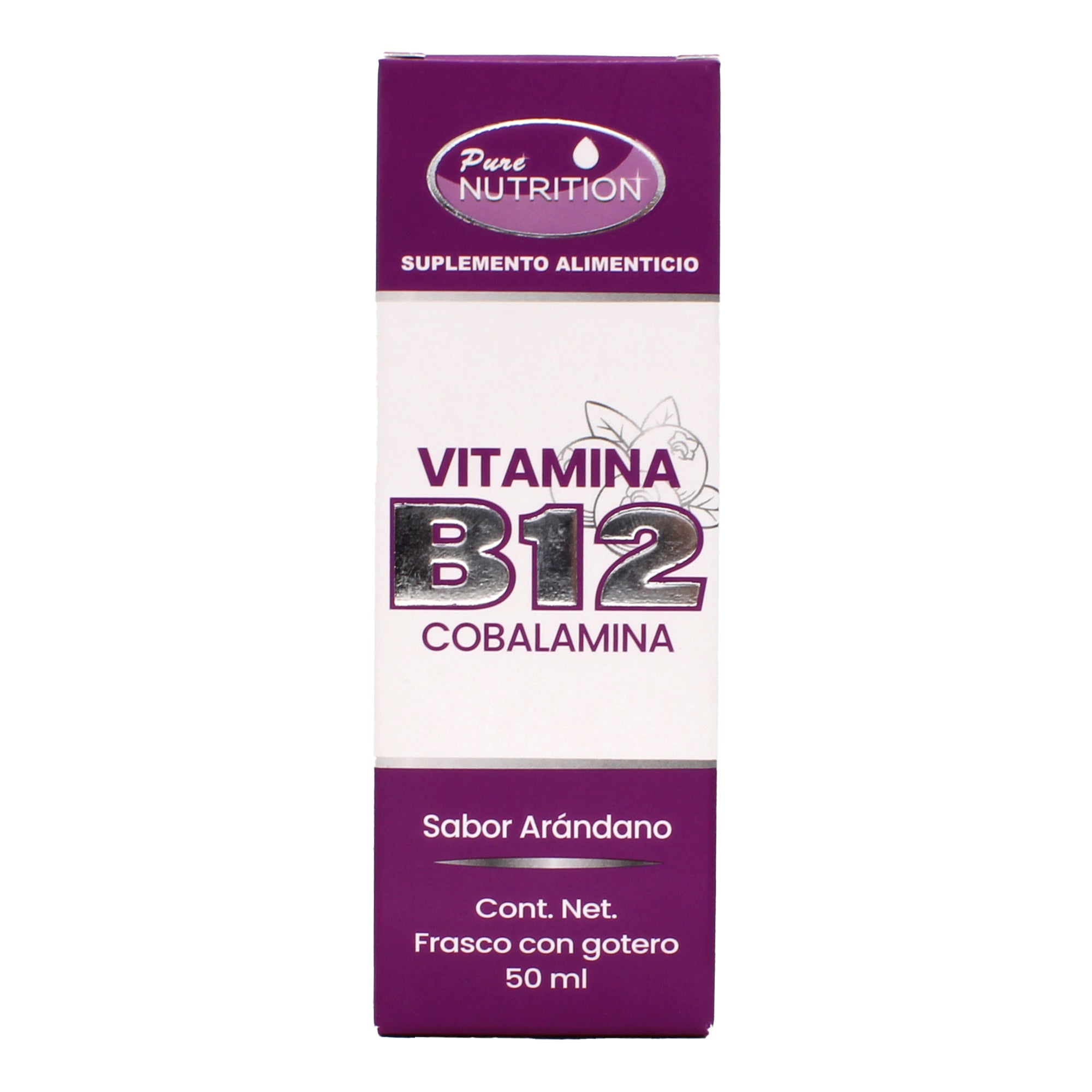 Vitamina B12 Cobalamina Arandano 50 Ml