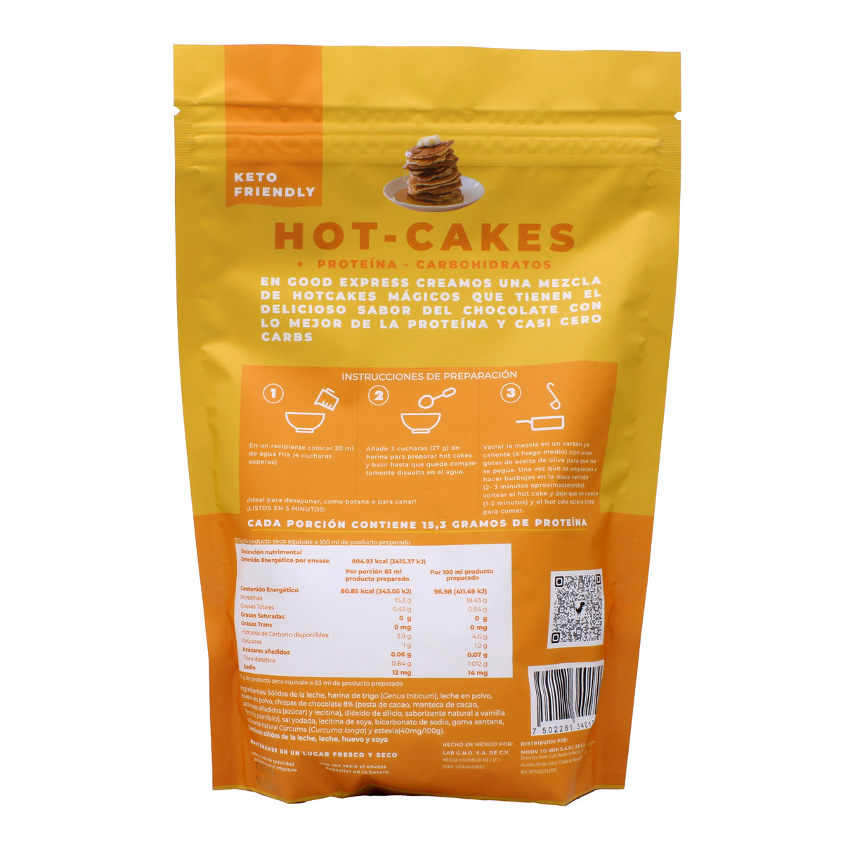 Hot Cakes Proteina Chispas Chocolate 270 G