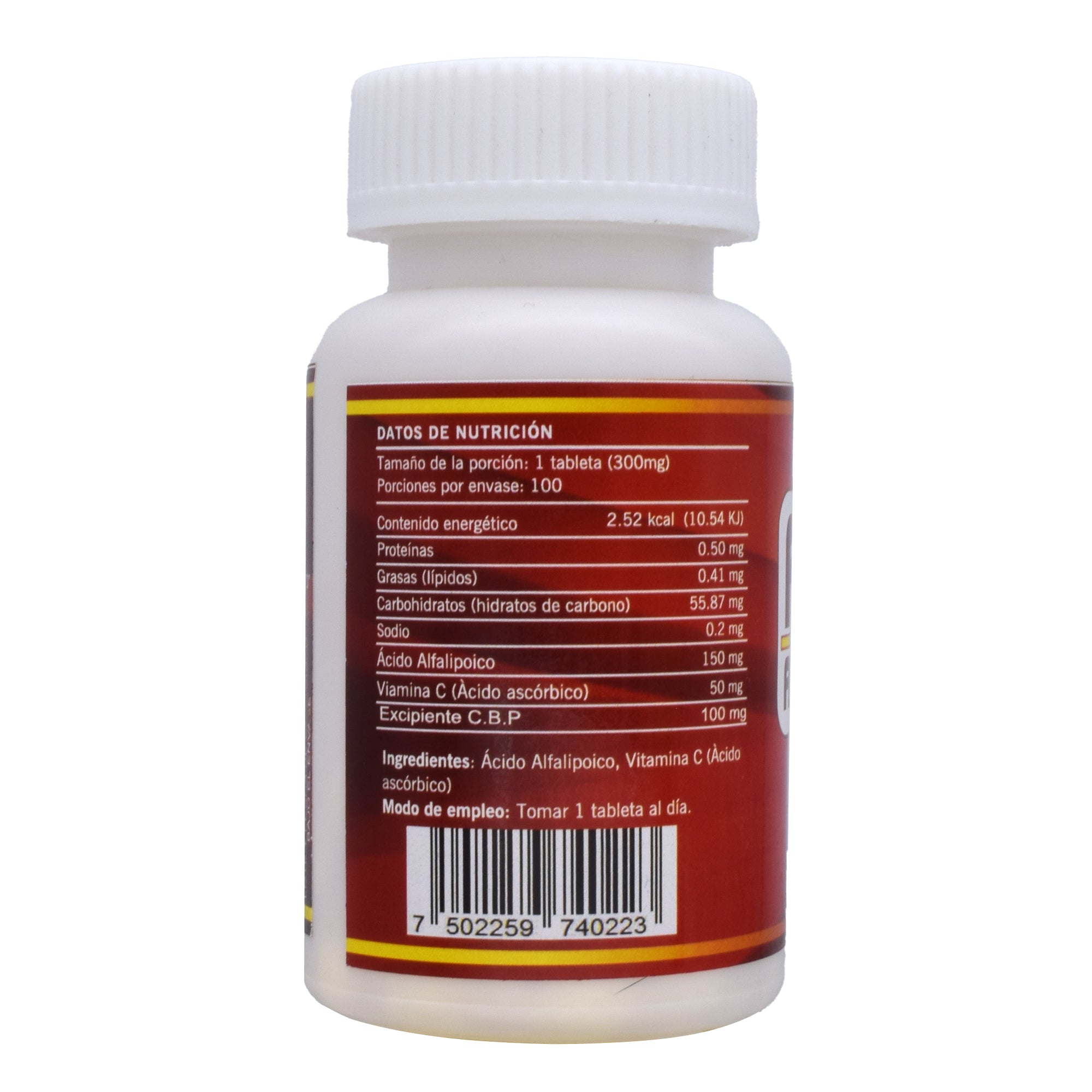 Acido Alfa Lipoioco 100 Tab
