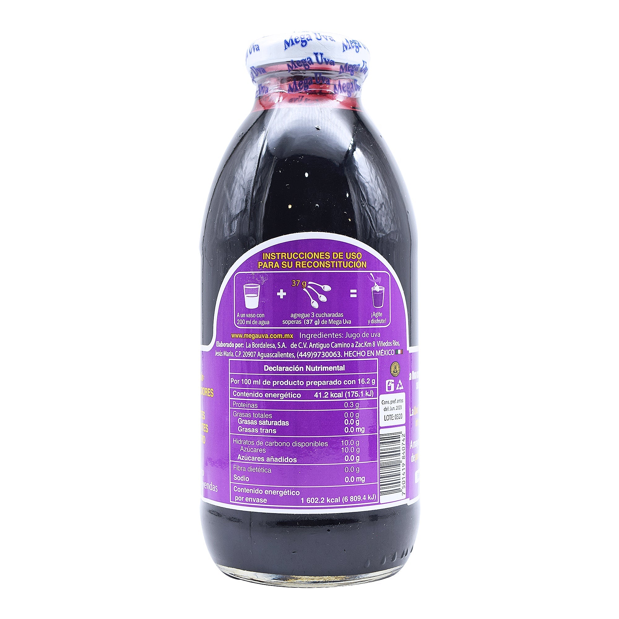 Mega Uva Concentrado 630 G