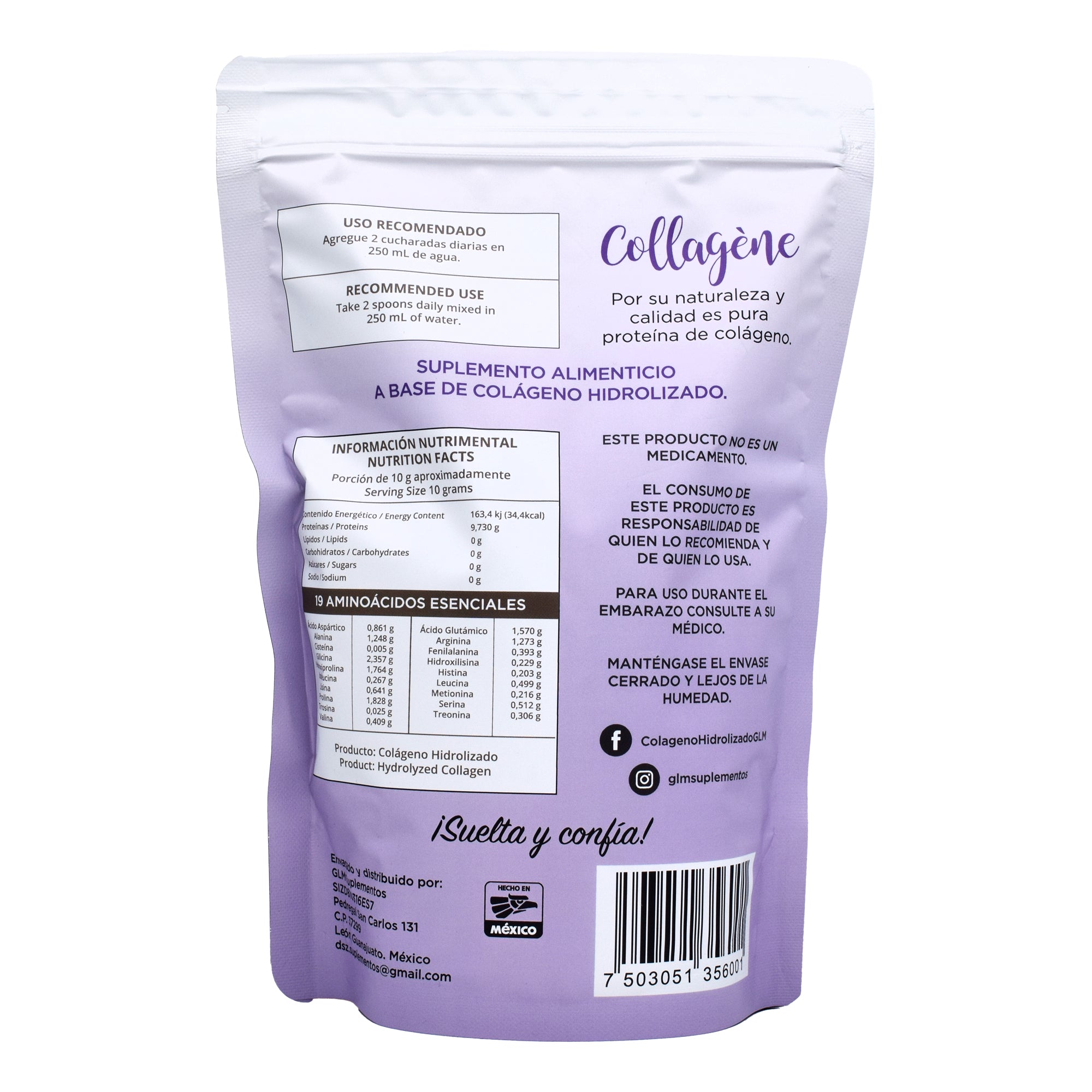 Colageno Hidrolizado 500 G