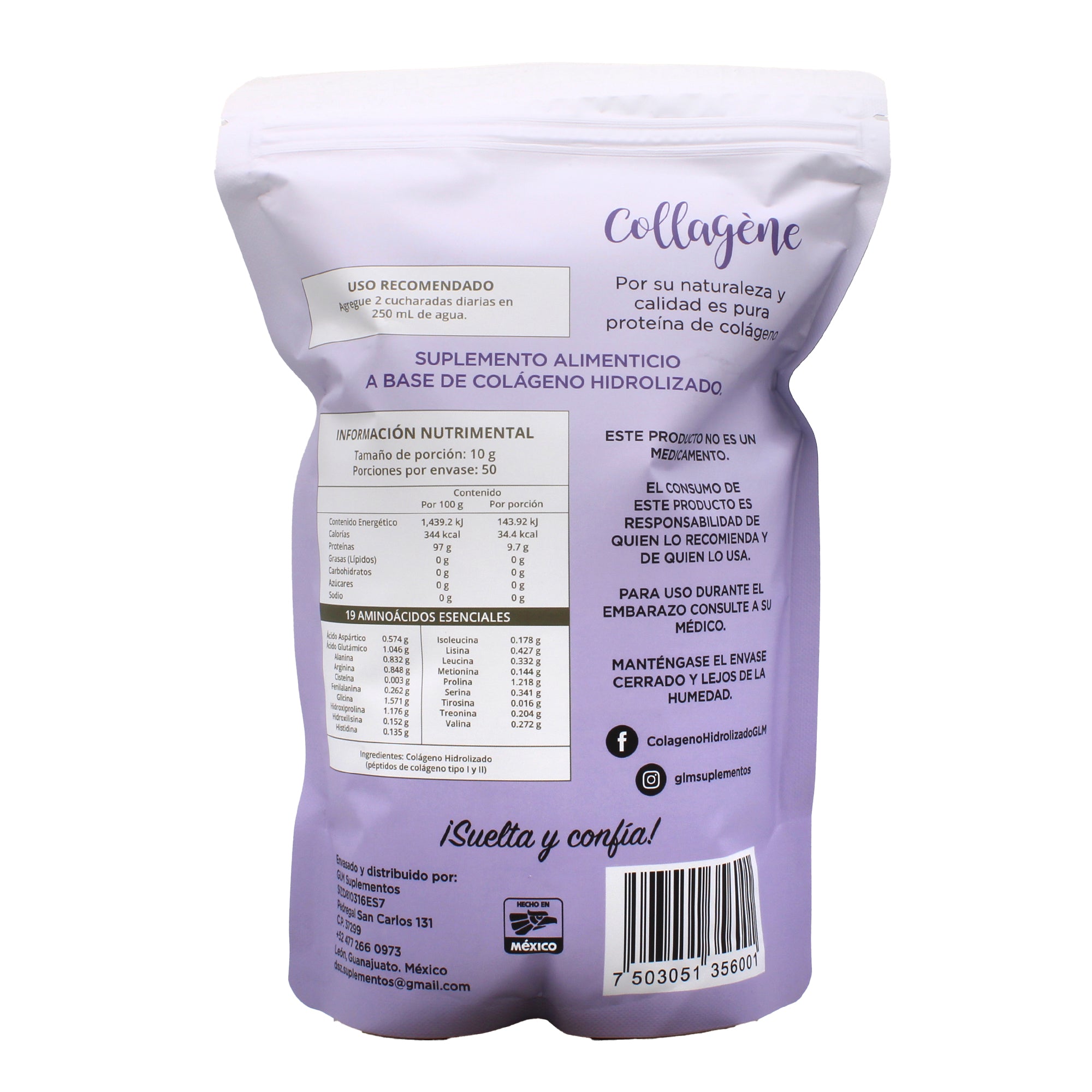 Colageno Hidrolizado 500 G