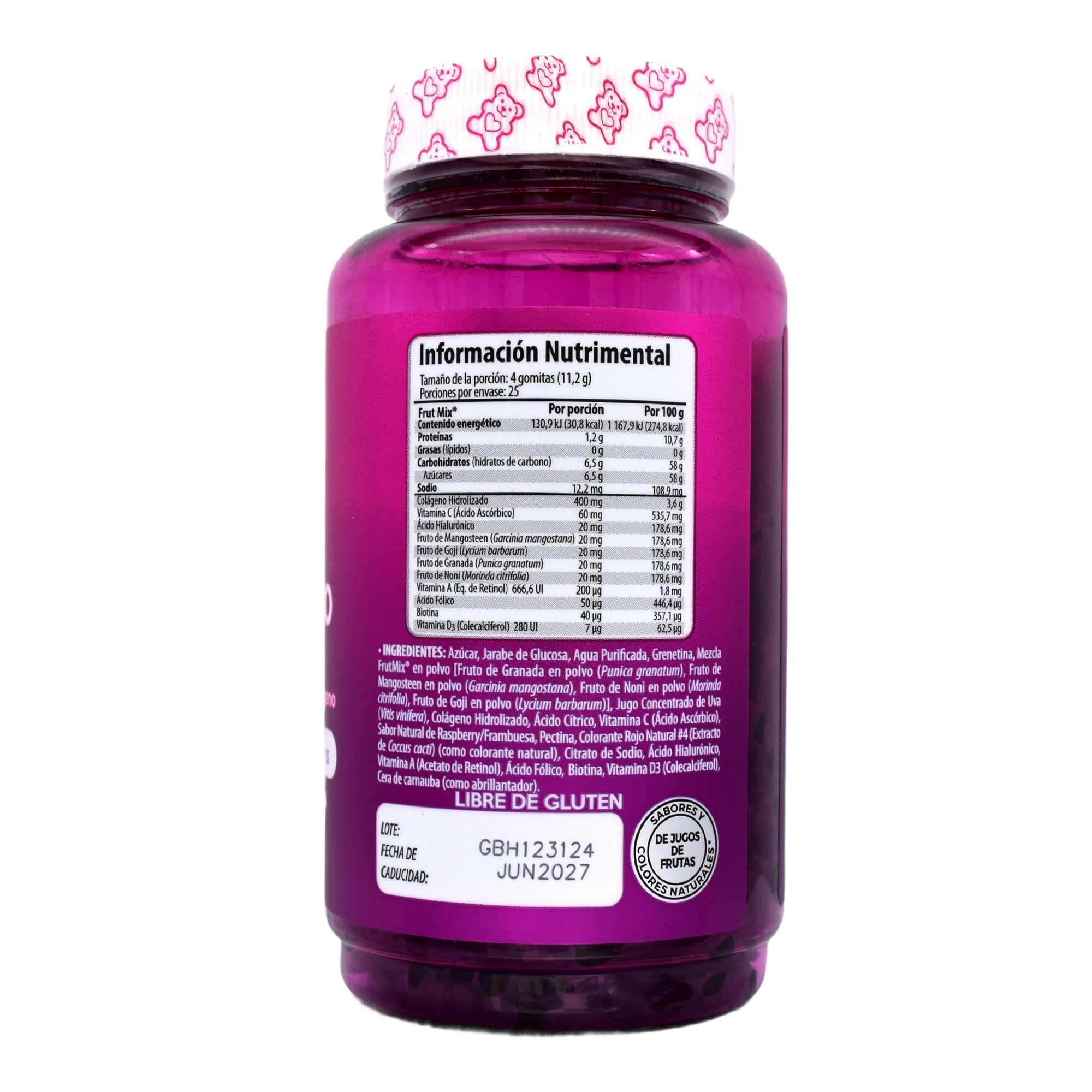Acido Hialuronico 100 Gomitas 280 G
