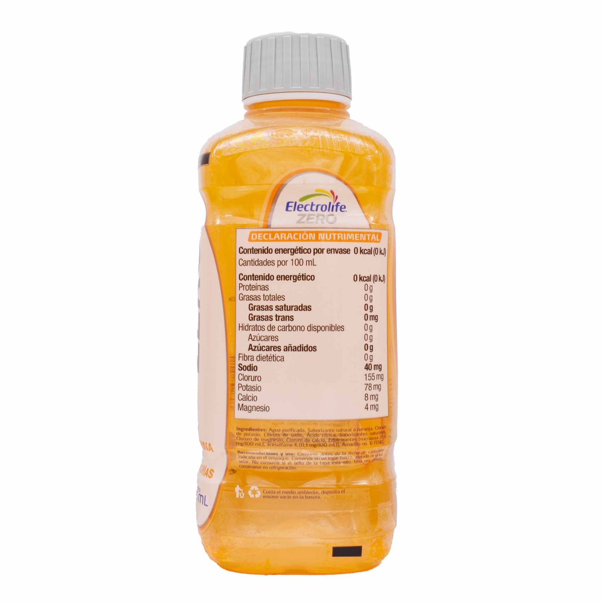 Electrolife Naranja Mandarina 625 Ml