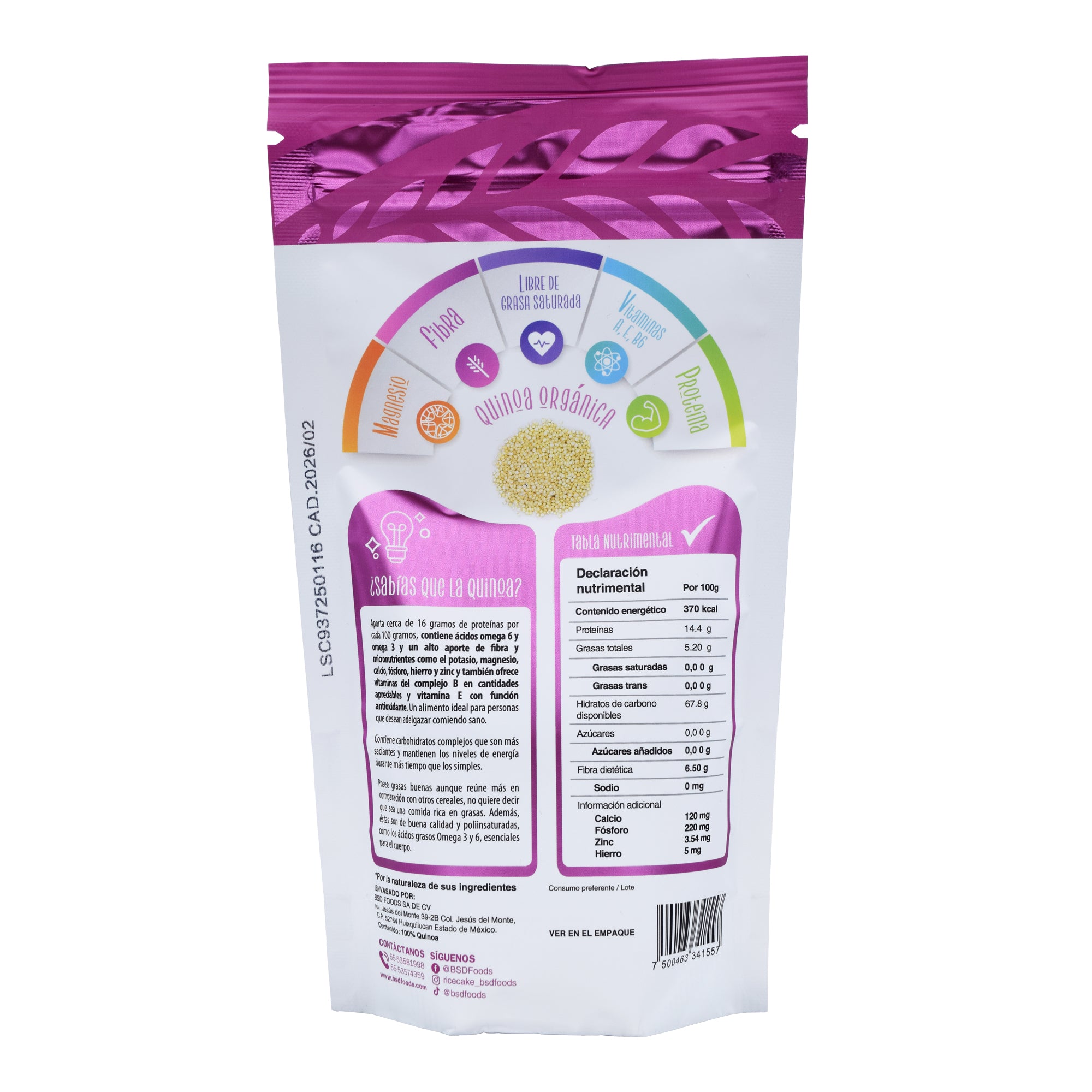 Quinoa Organica 220 G