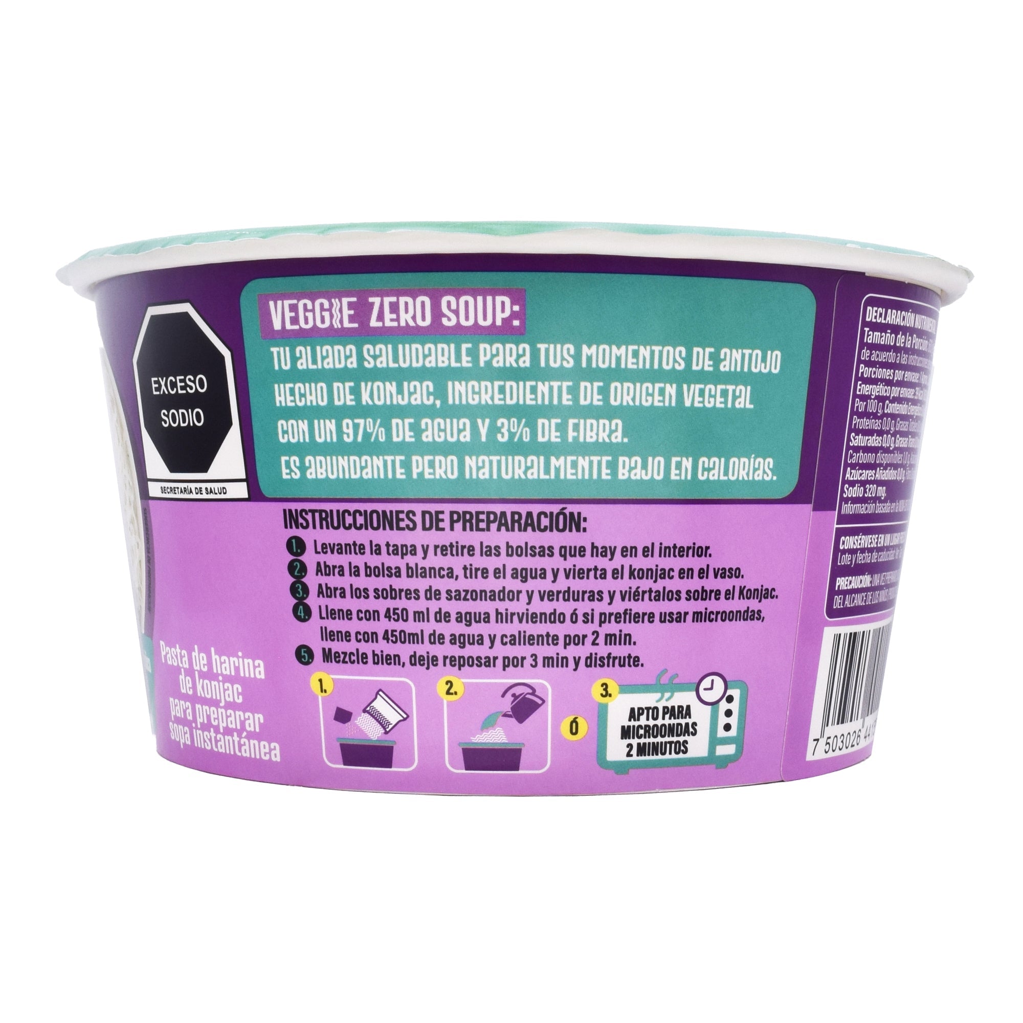Sopa De Konjac Instantanea 160 G