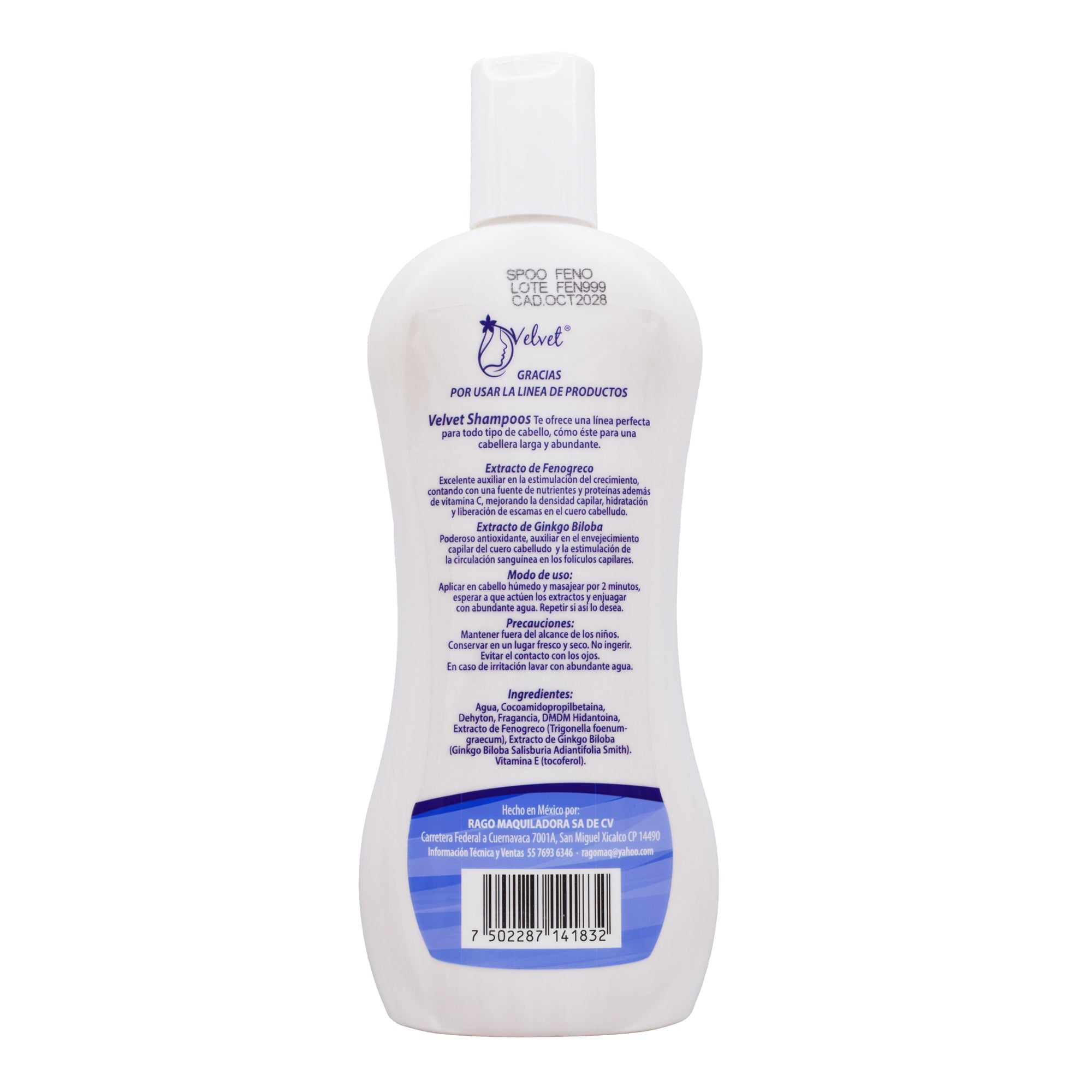 Shampoo De Fenogreco 500 Ml