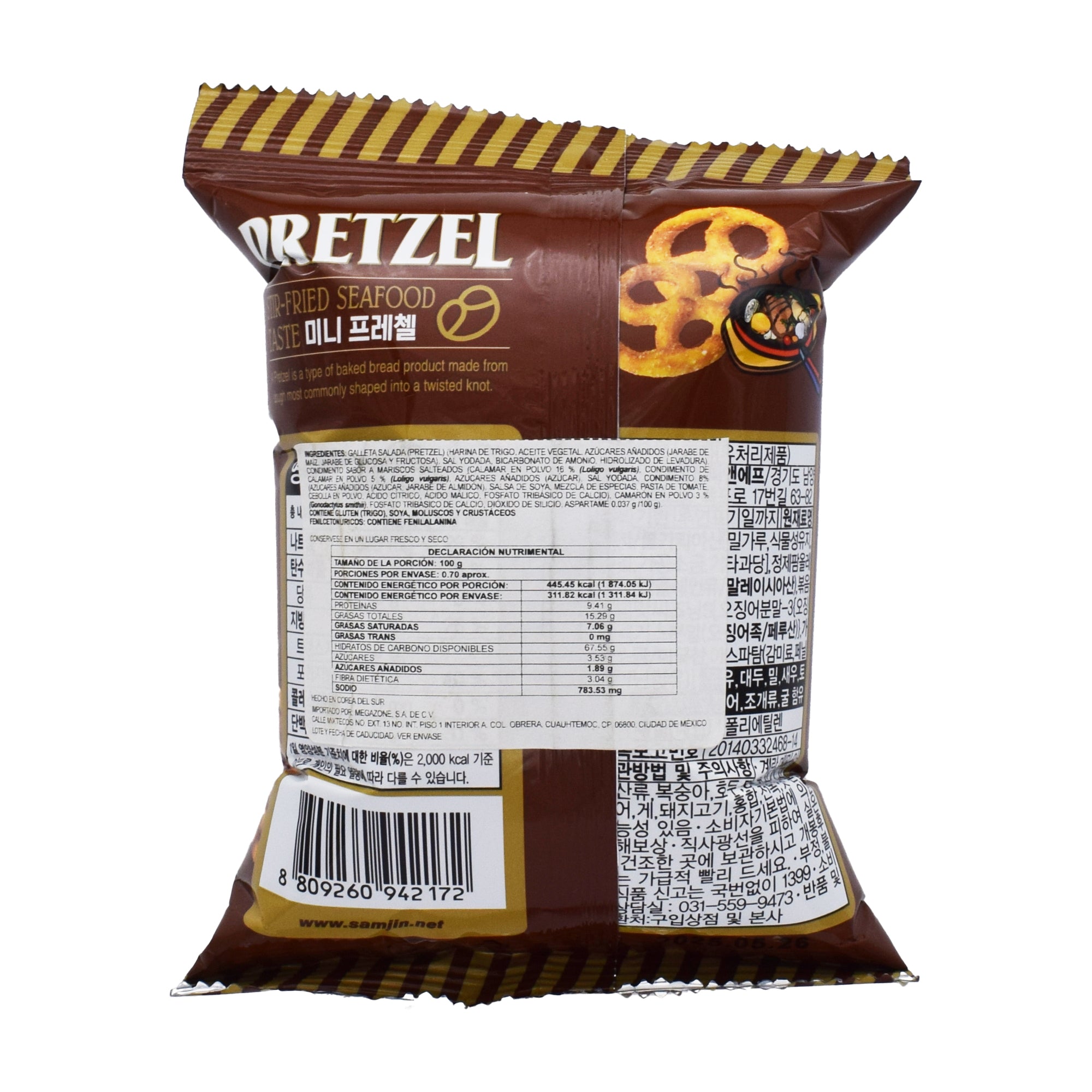 Pretzel Mariscos Salteados 70 G